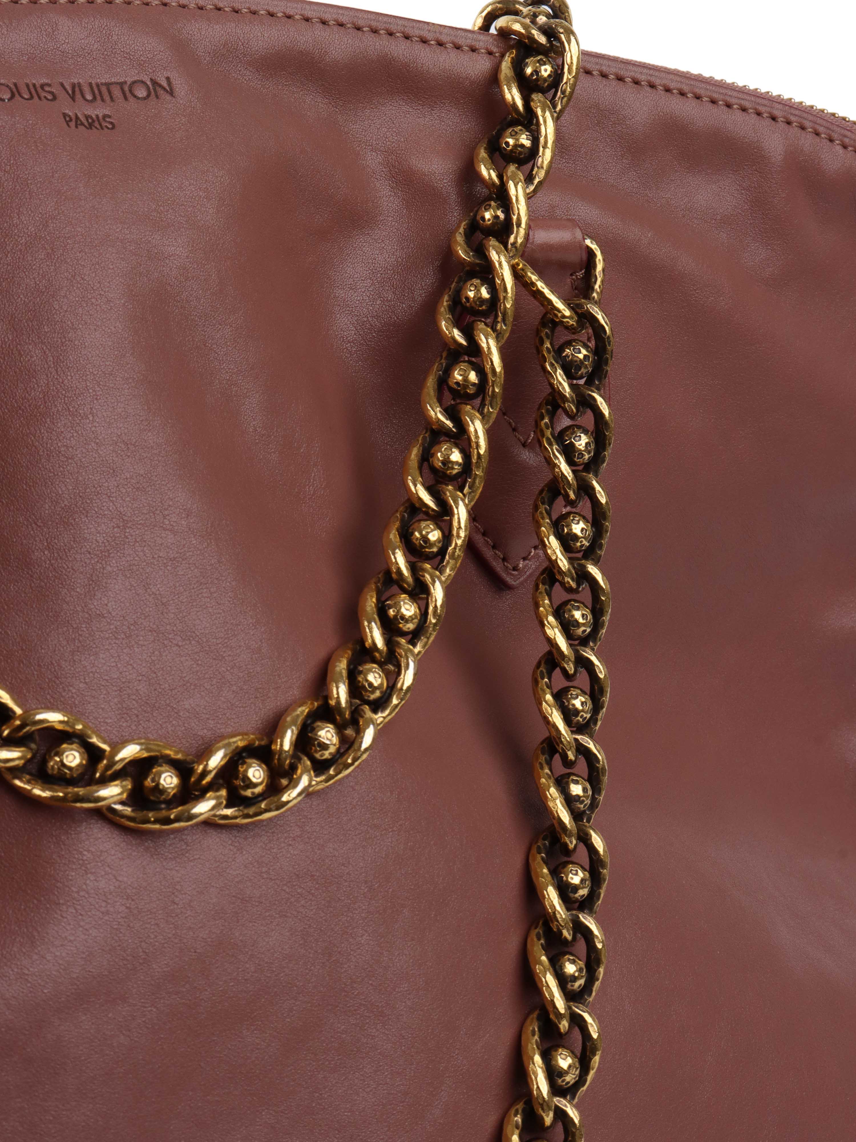 Louis Vuitton Limited Edition Rose Boudoir Lockit Chain Bag.