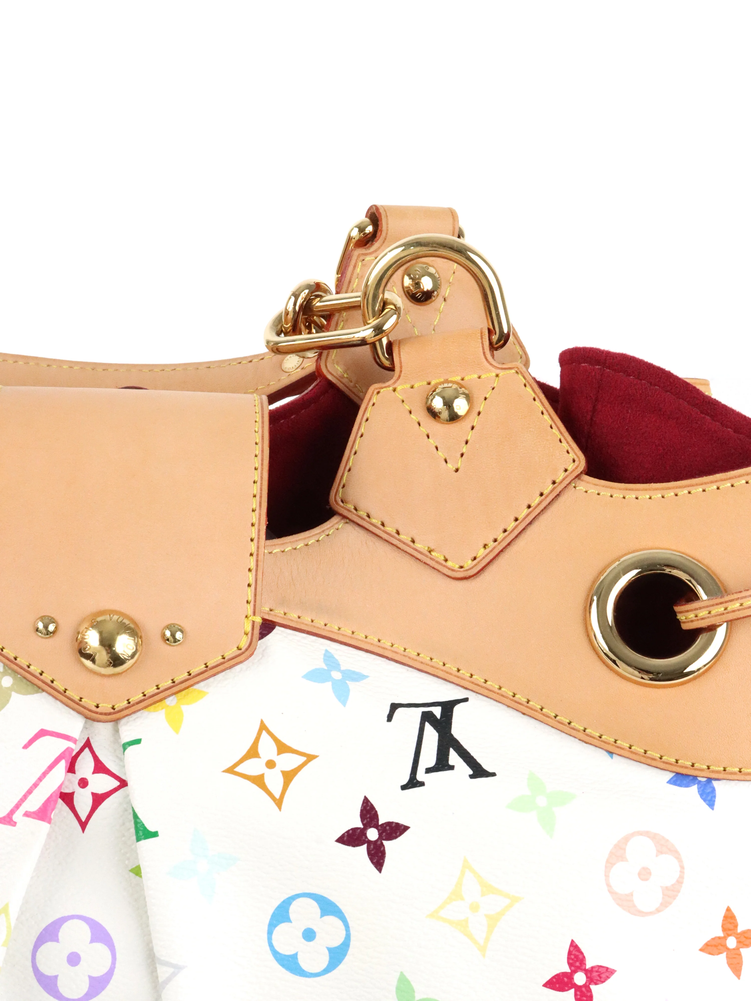 Louis Vuitton Ursula White Monogram Multicolor Canvas Bag