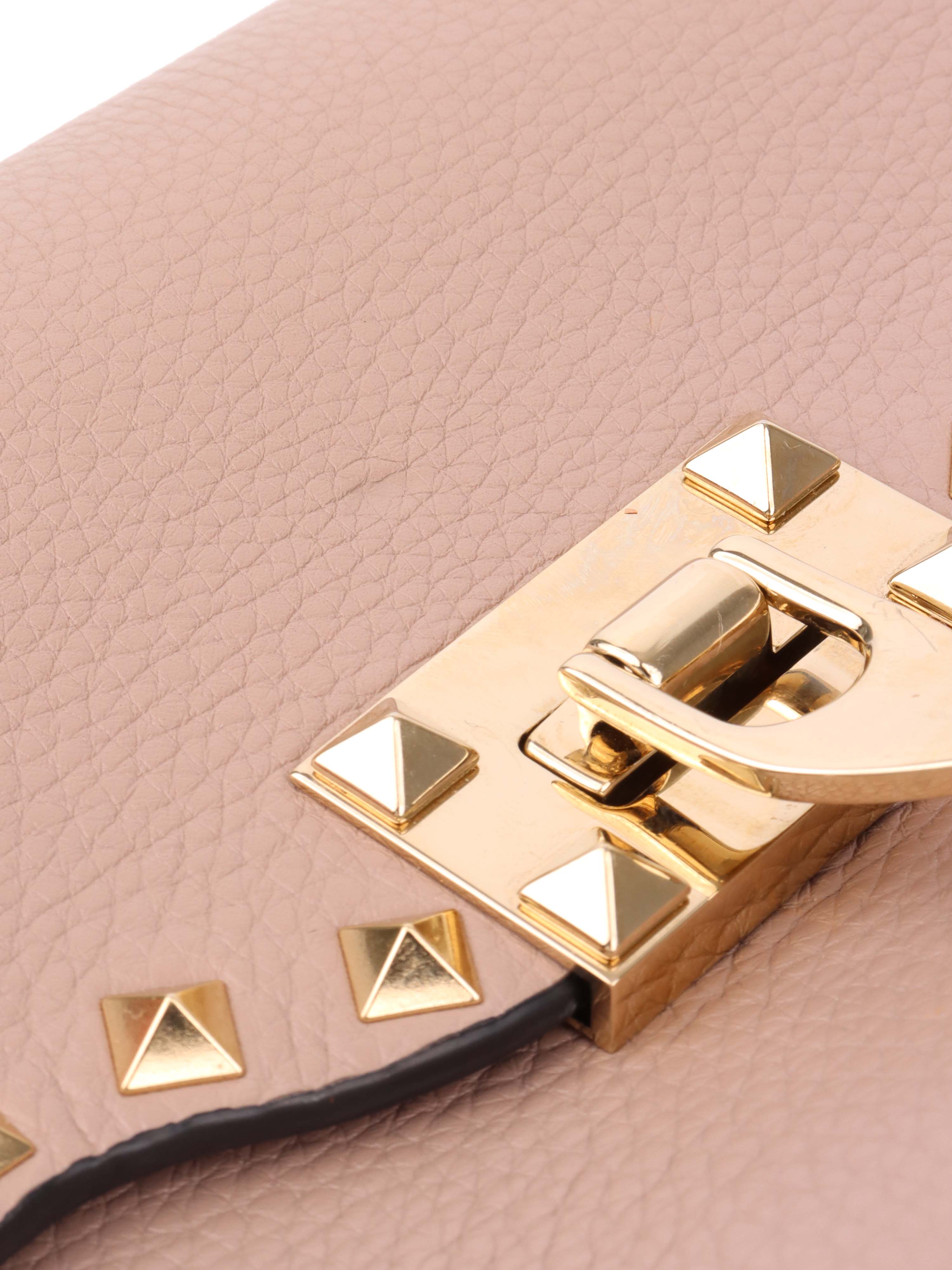 Valentino Dusty Pink Rockstud Crossbody Bag.