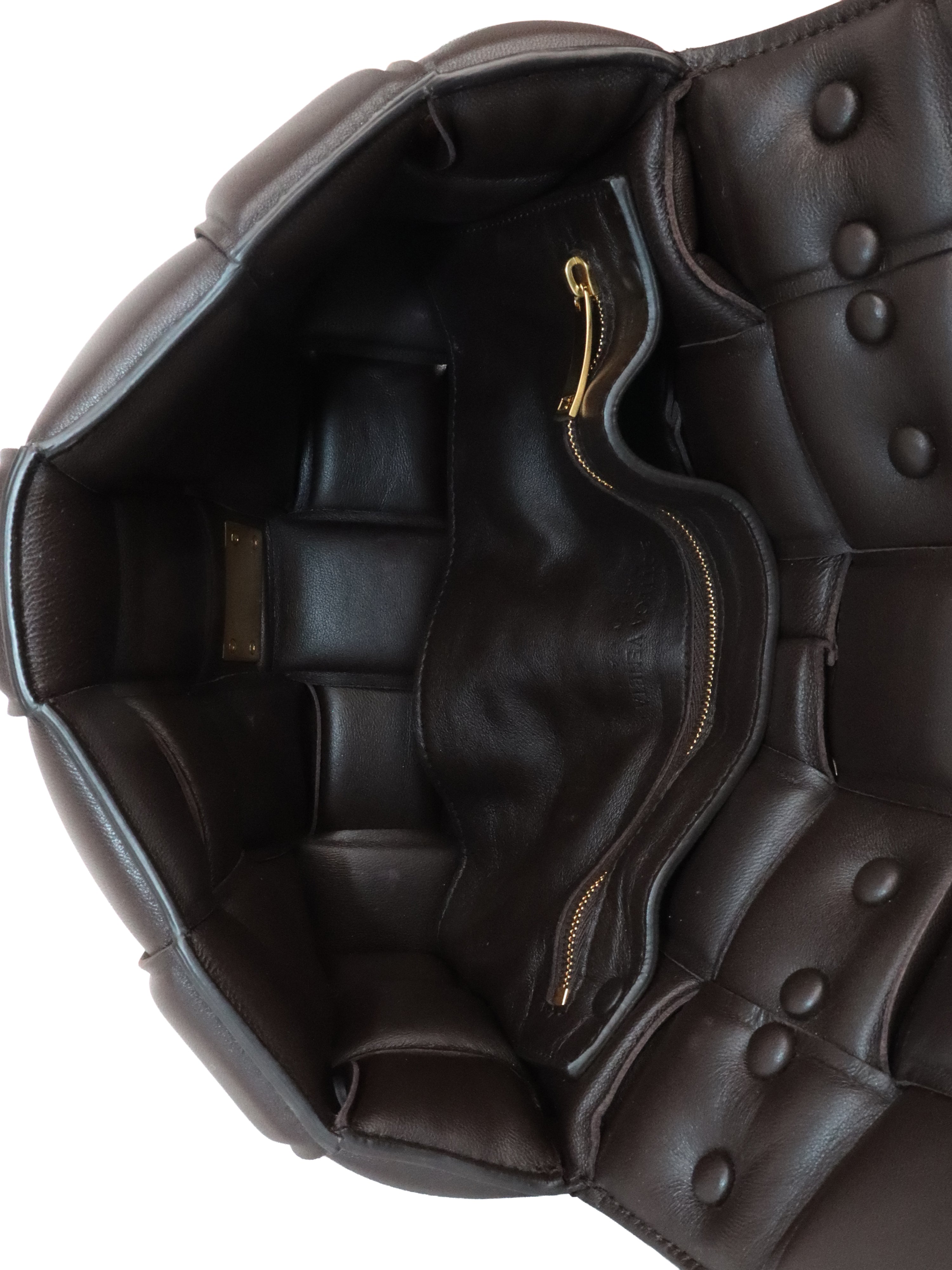 Bottega Veneta Chocolate Brown Padded Cassette Bag