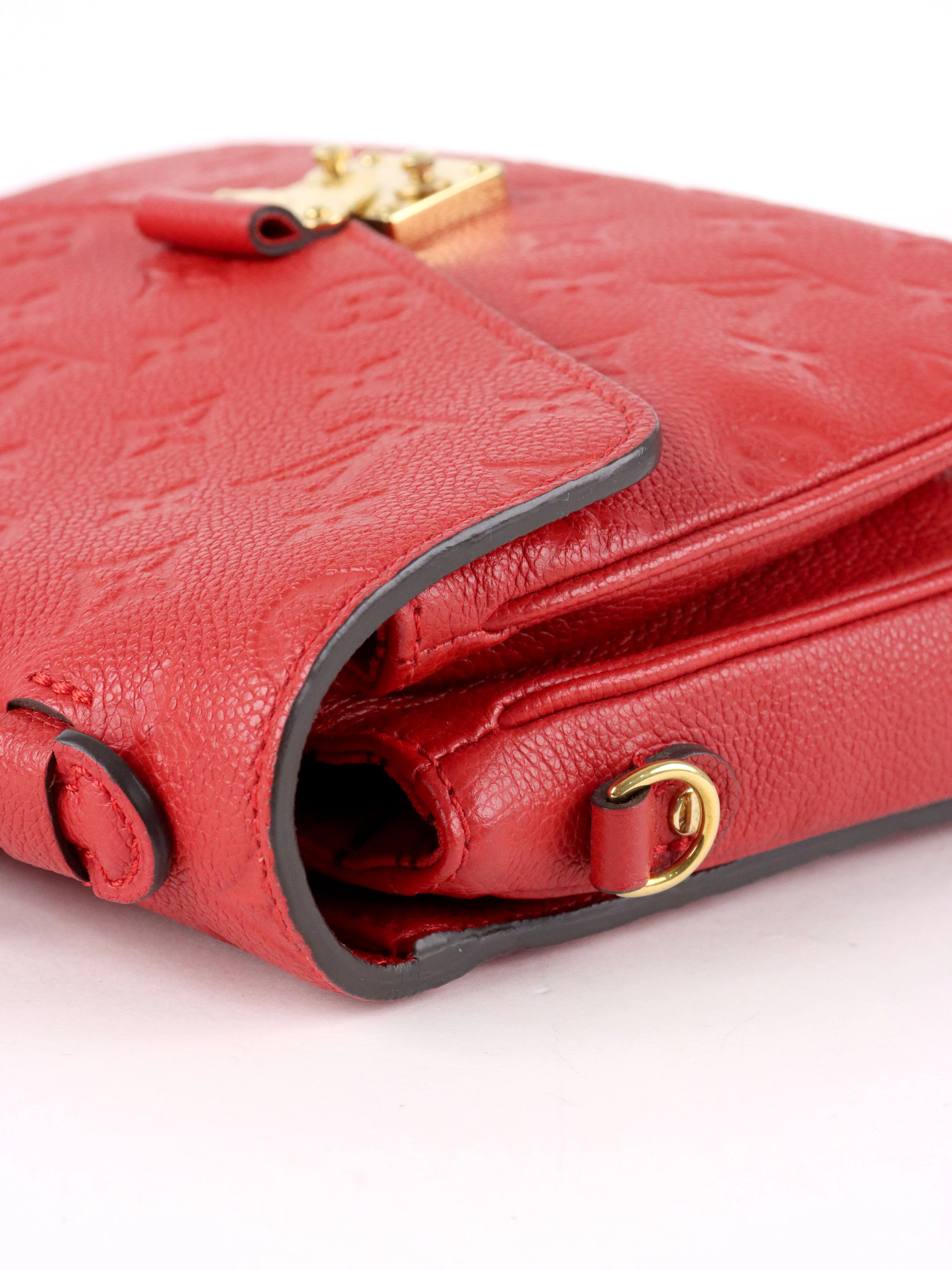 Louis Vuitton Red Monogram Empriented Metis Bag