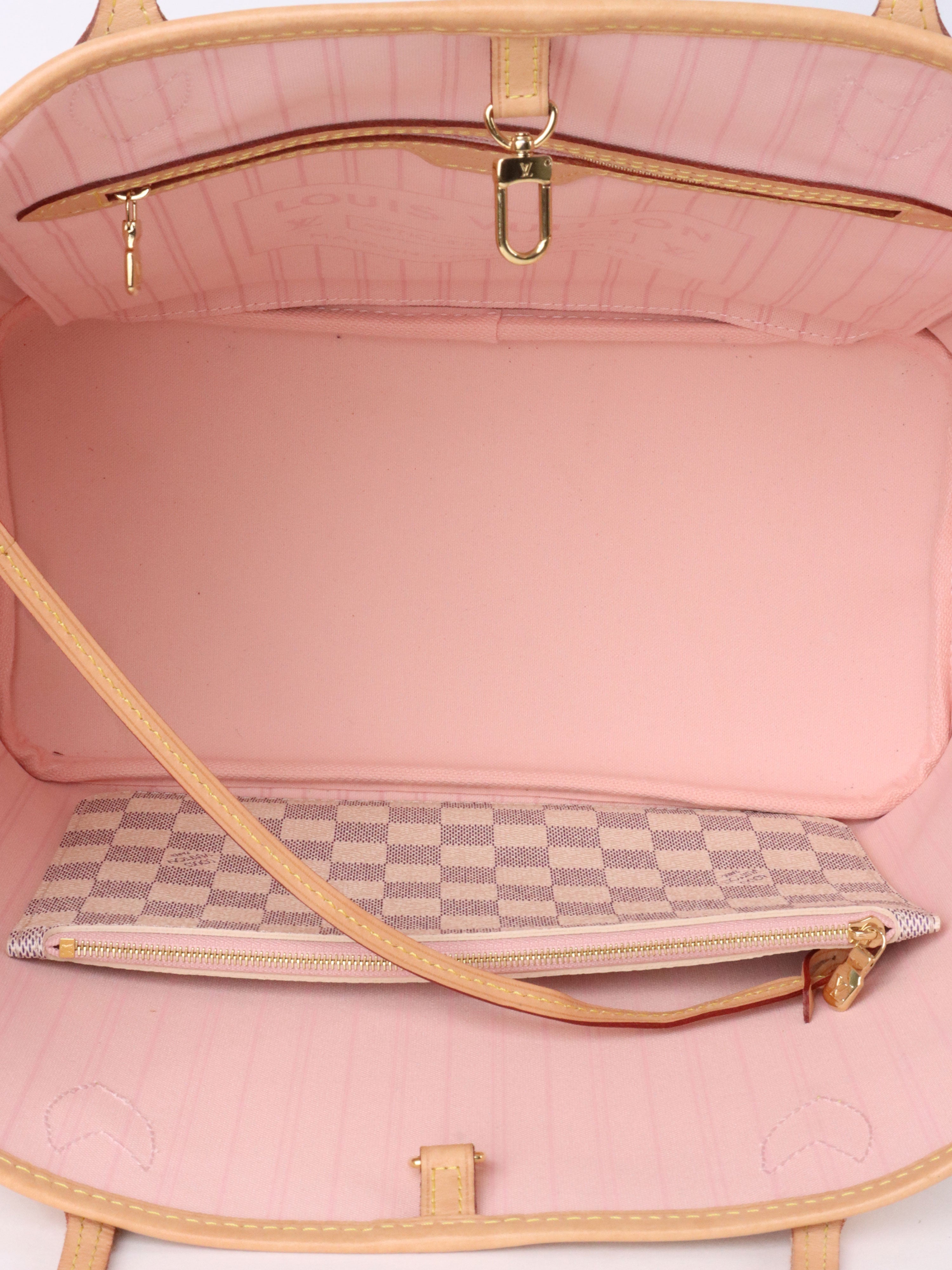 Louis Vuitton Damier Azur Neverfull MM Bag