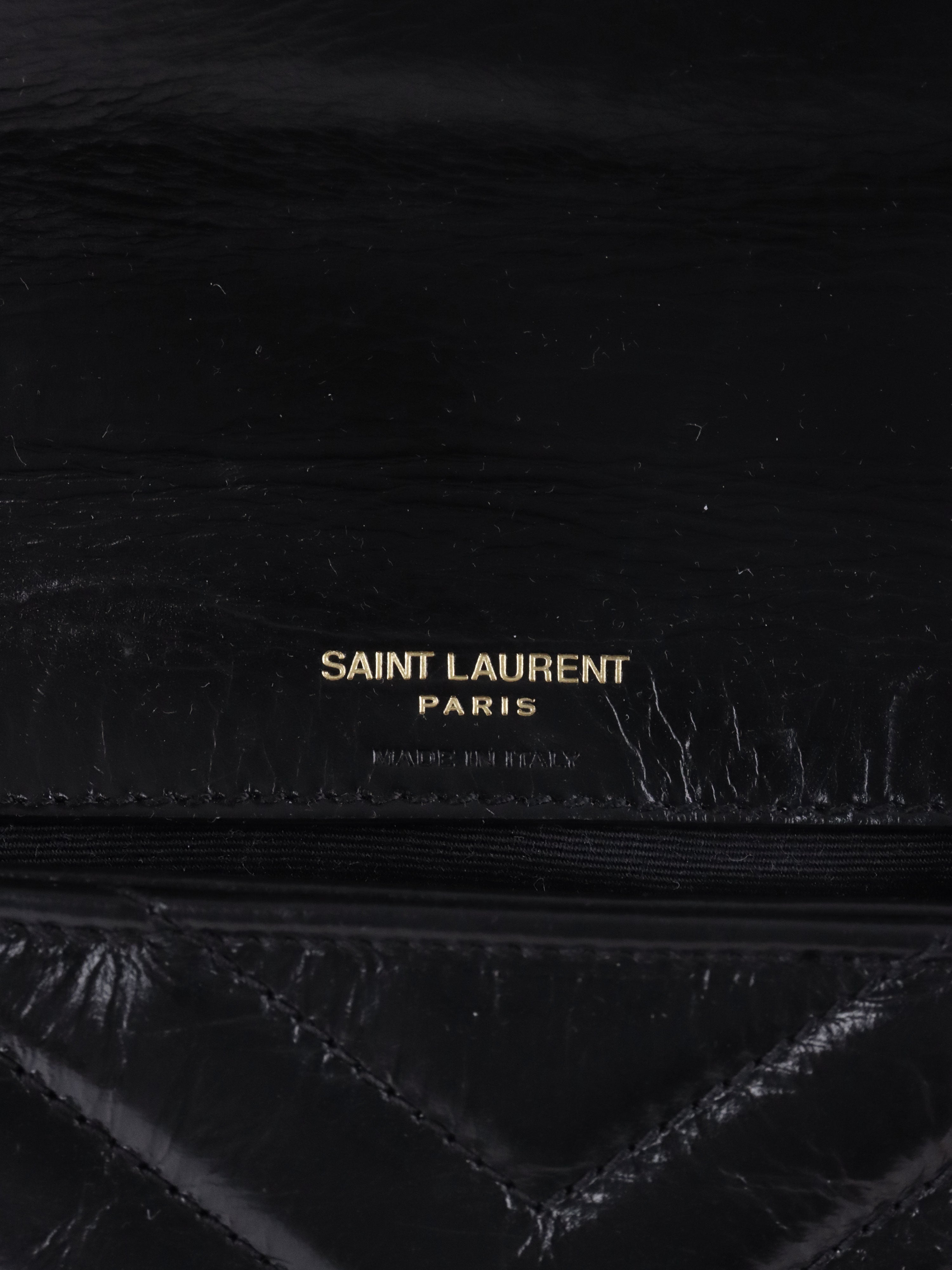 Saint Laurent Black College Mini Chain Bag
