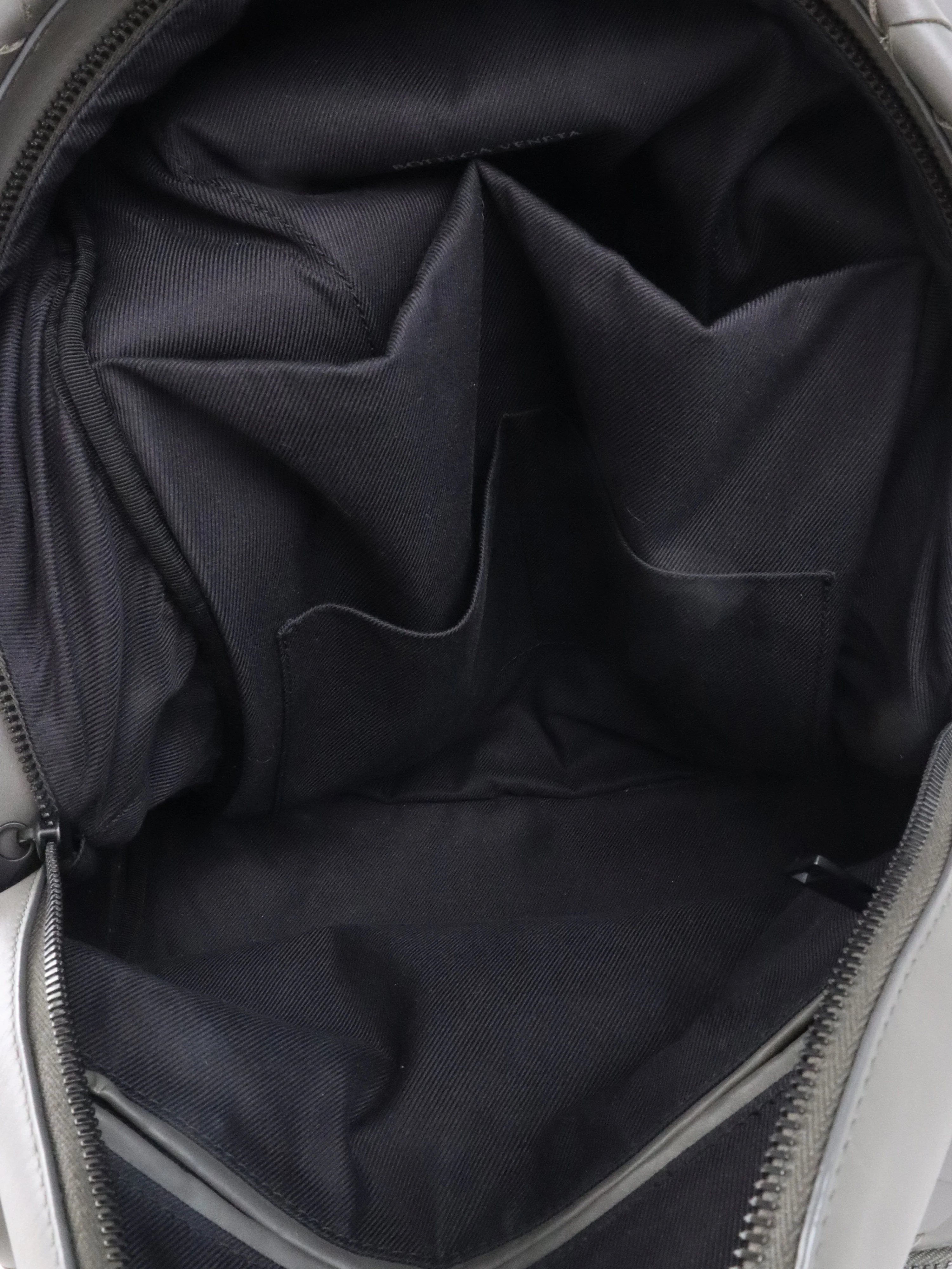 Bottega Veneta Grey Intrecciato Leather Backpack