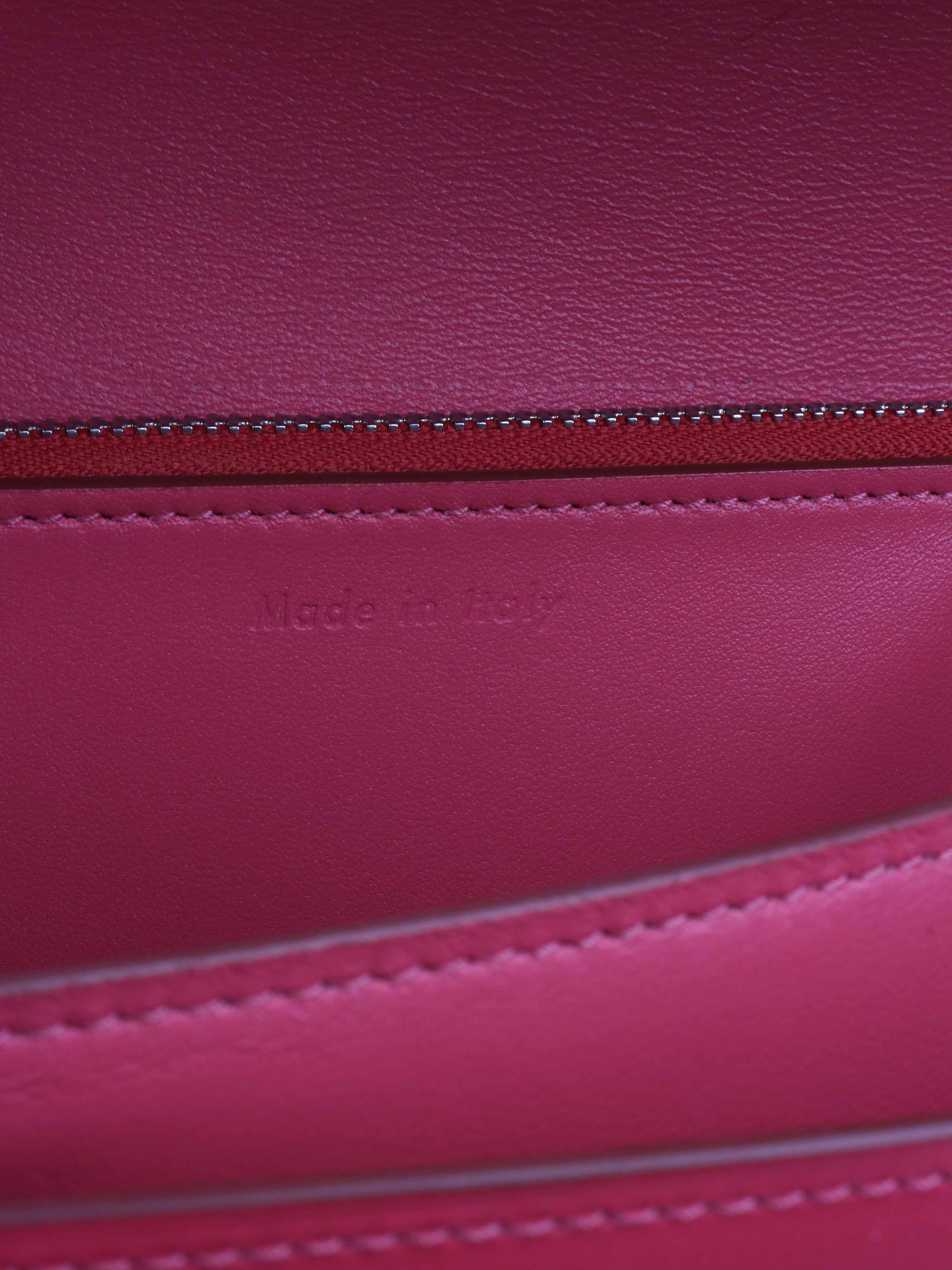 Celine Medium Classic Bag In Box Calf Raspberry