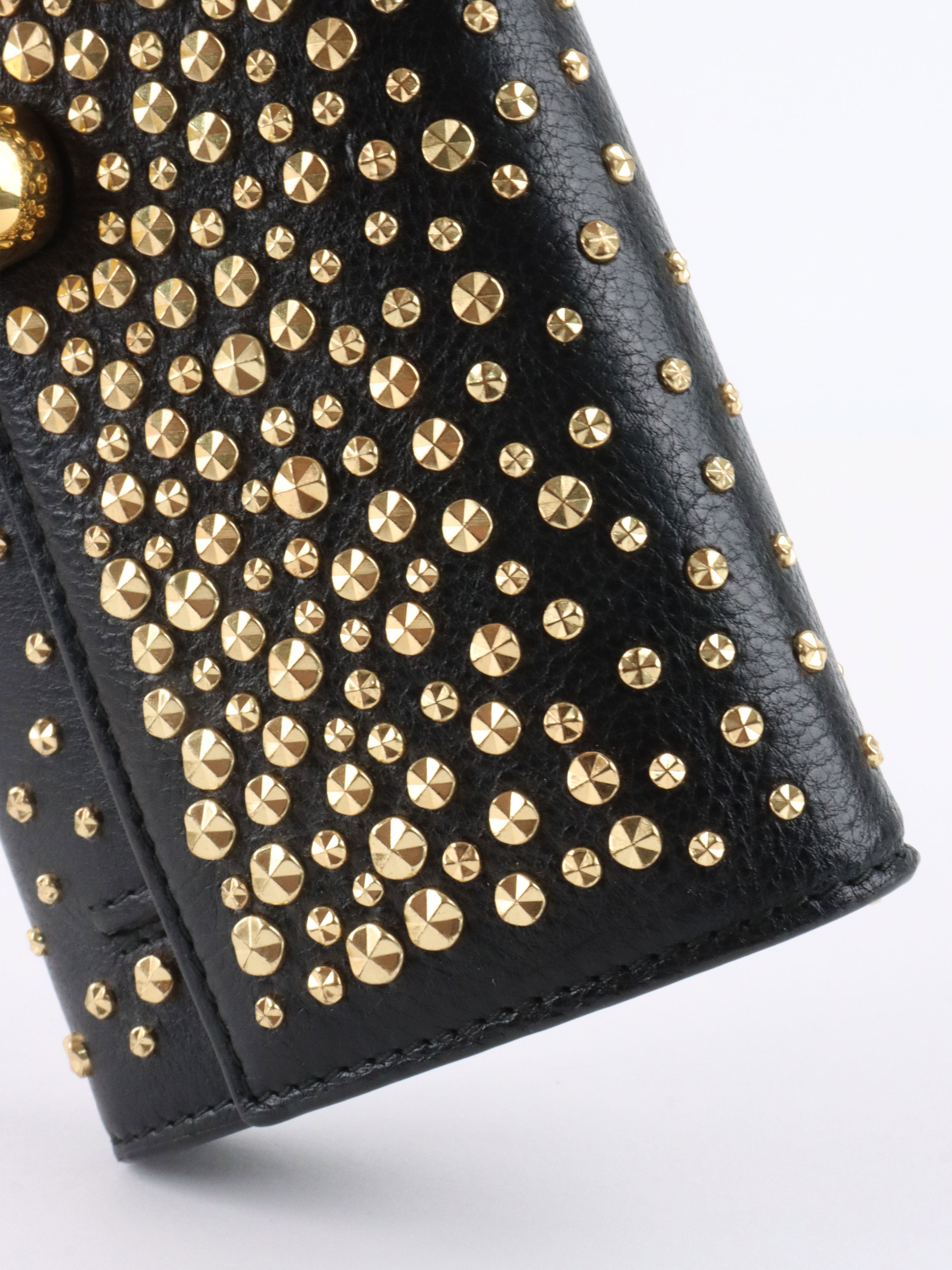 Alexander McQueen Studs  Skull Chain Clutch