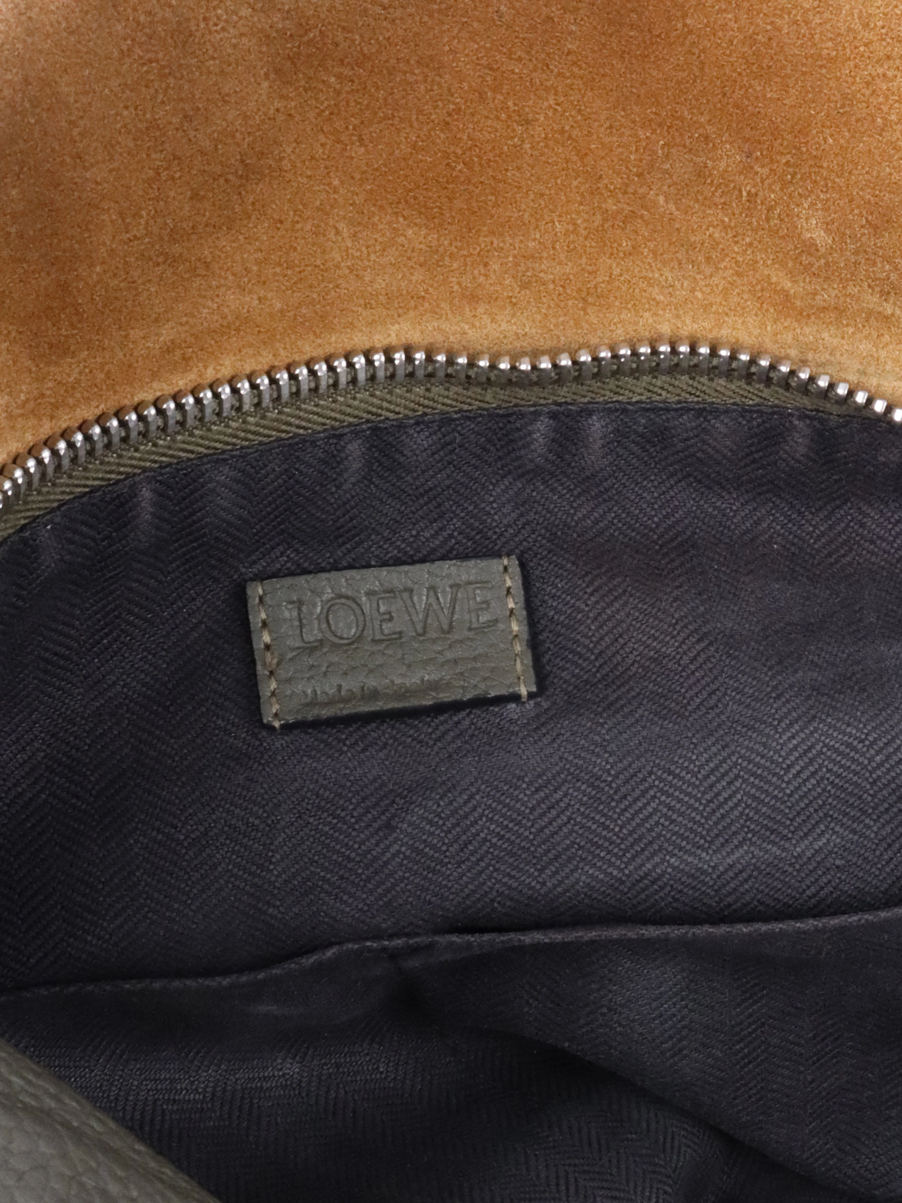 Loewe Deep Khaki Large Puzzle Bag