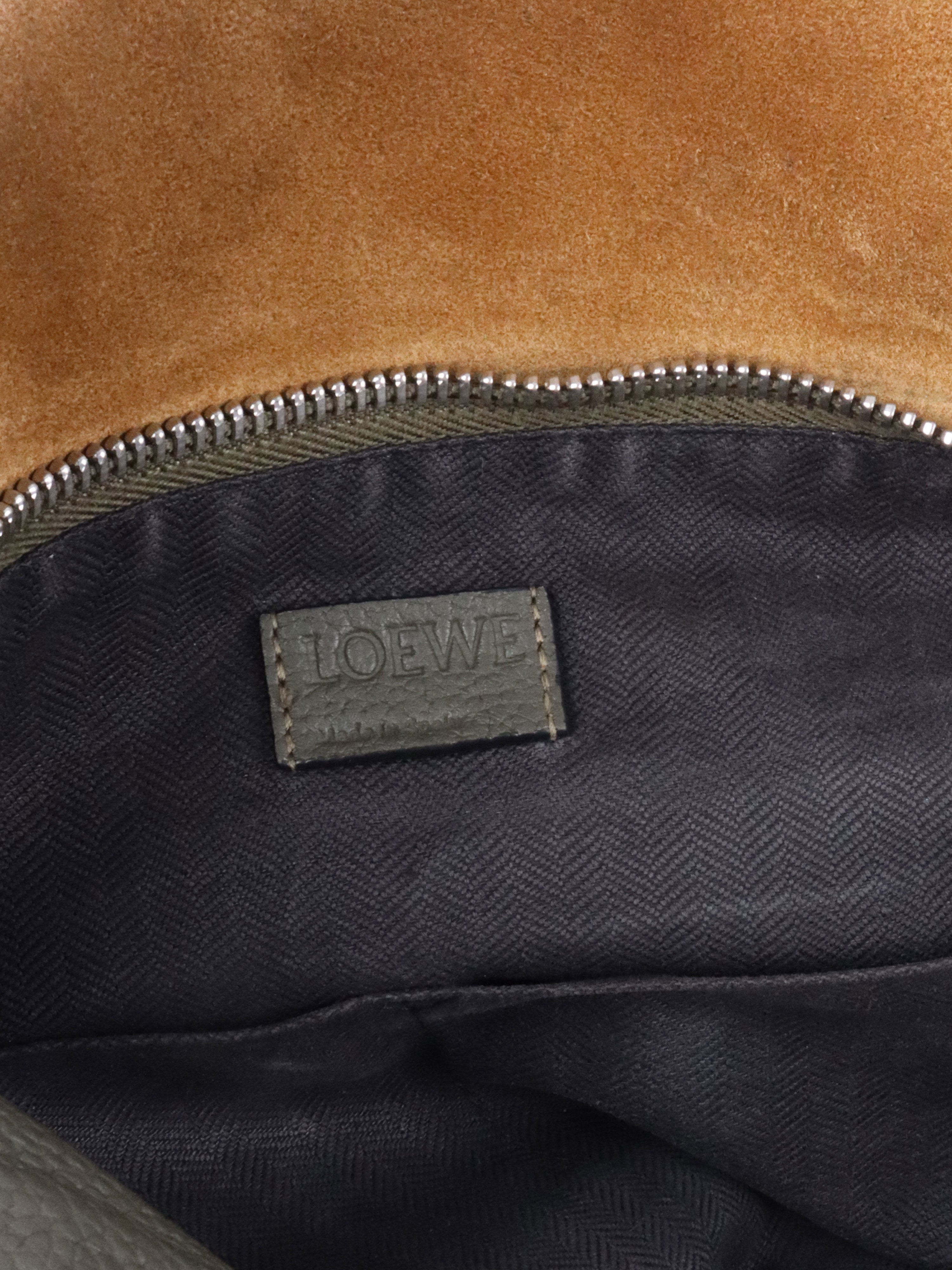 Loewe Deep Khaki Large Puzzle Bag