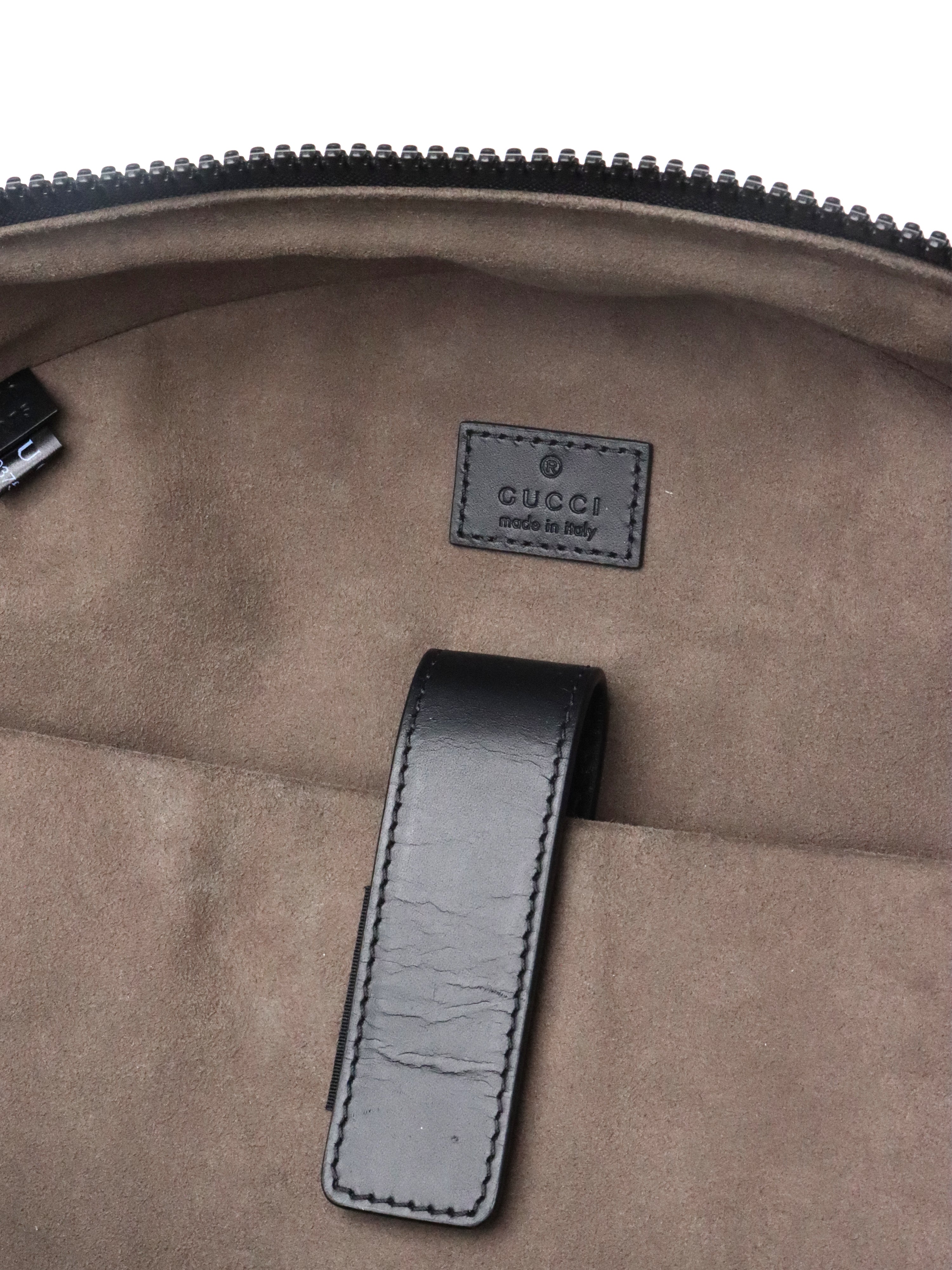 Gucci Large Ebony GG Supreme Backpack