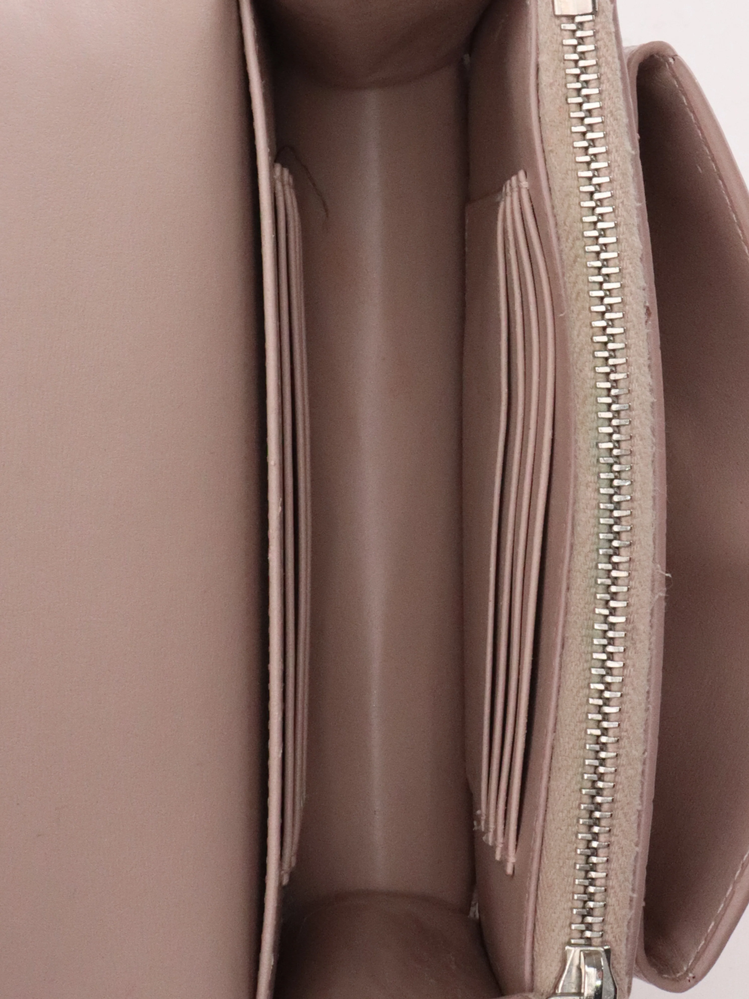 Saint Laurent Mini Pink Sunset Crocodile Embossed Leather Bag