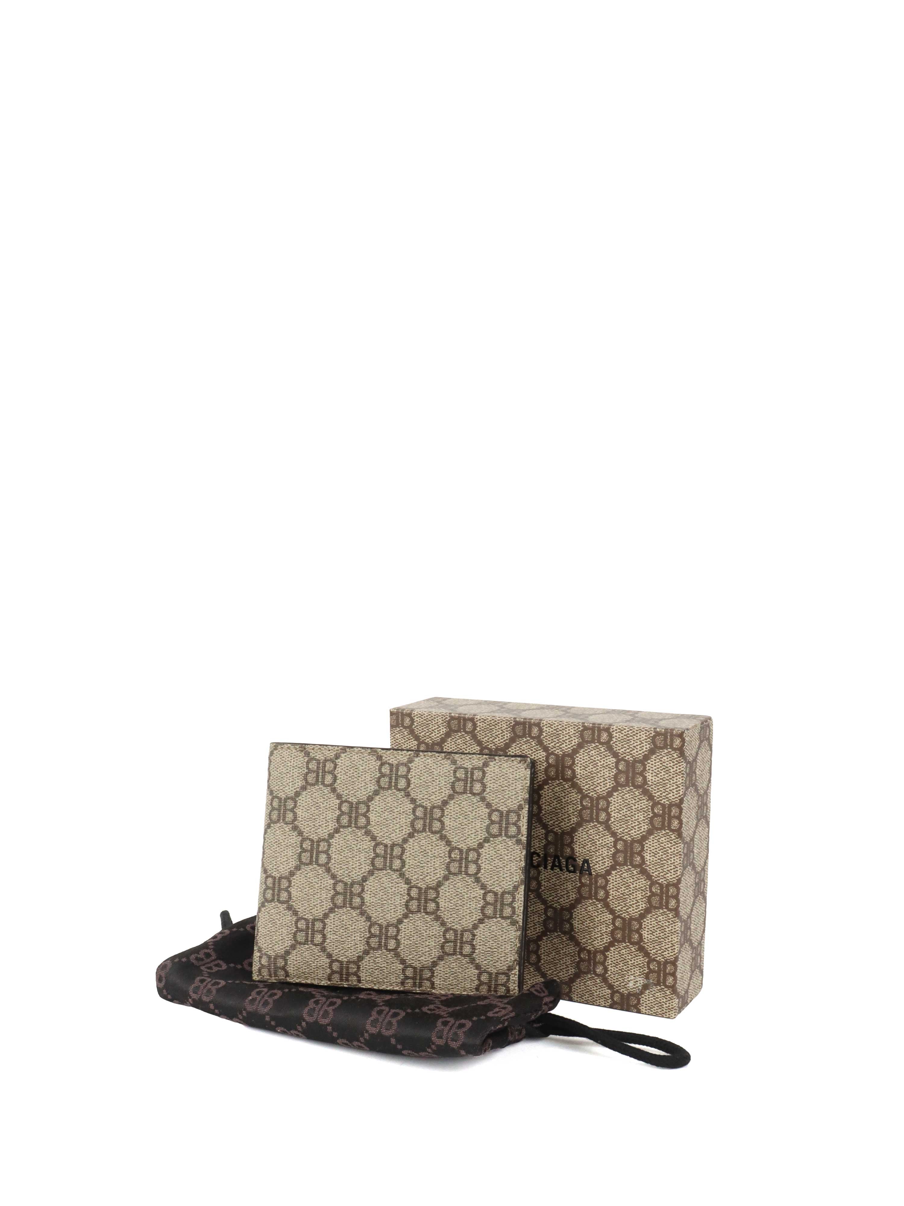 Gucci x Balenciaga The Hacker Project Bifold Coin Wallet.