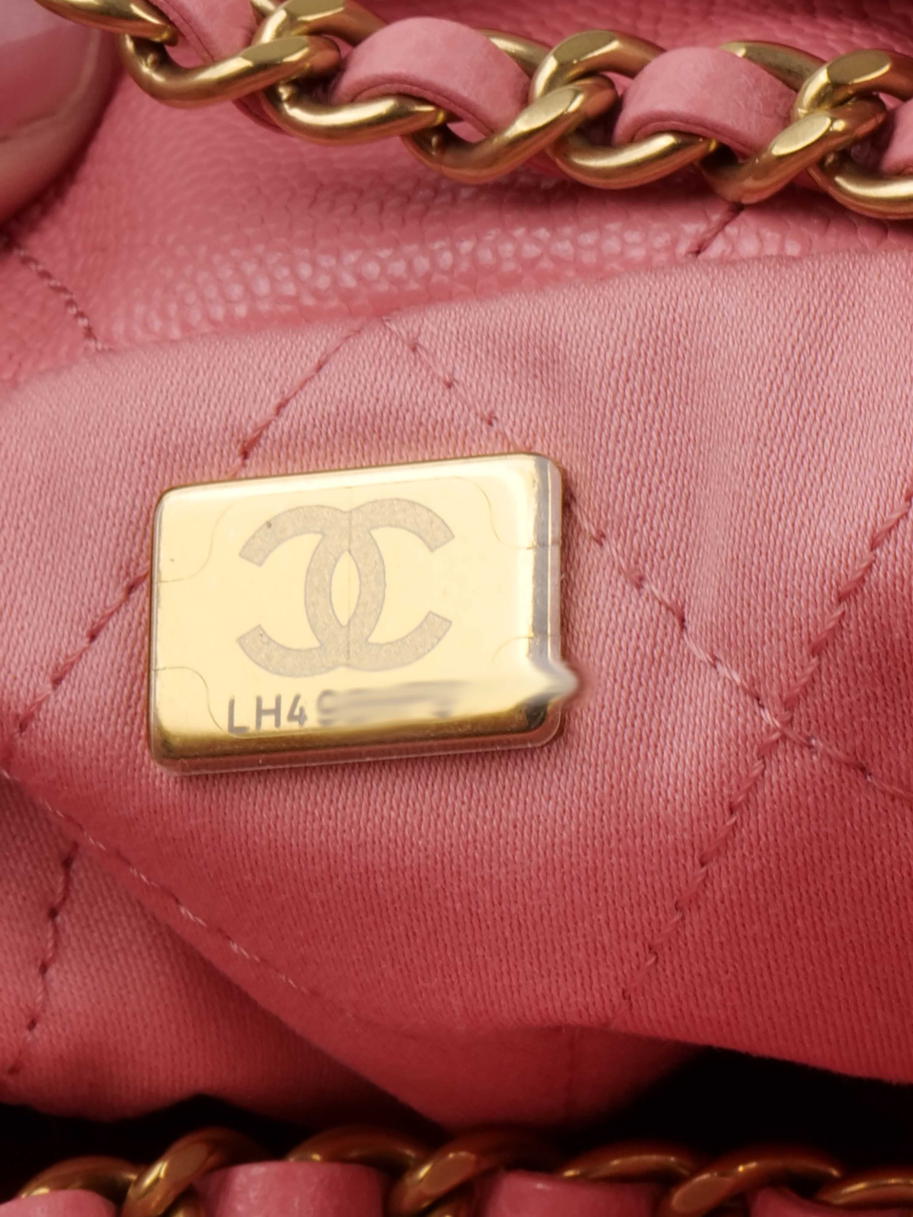 Chanel 22 Pink Mini Shoulder Bag.