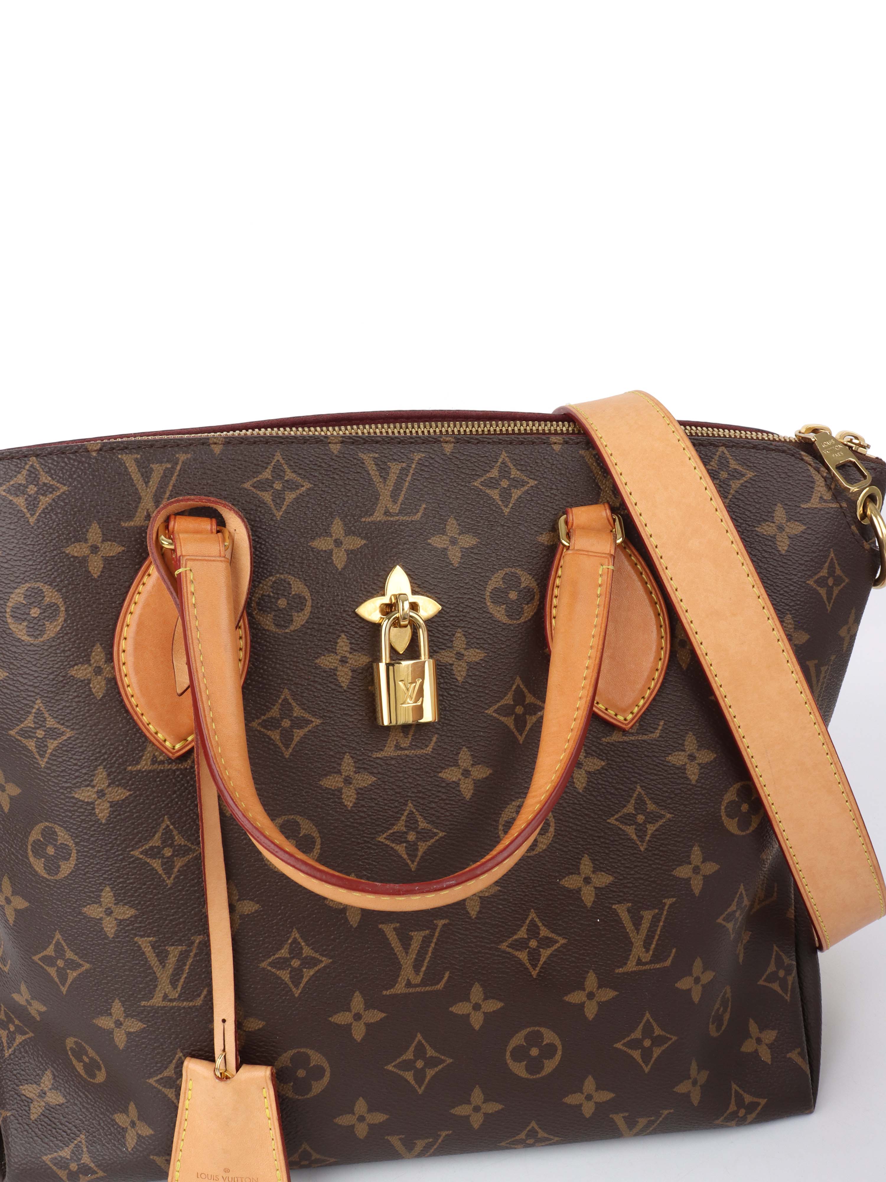 Louis Vuitton Monogram MM Flower Zipped Tote.