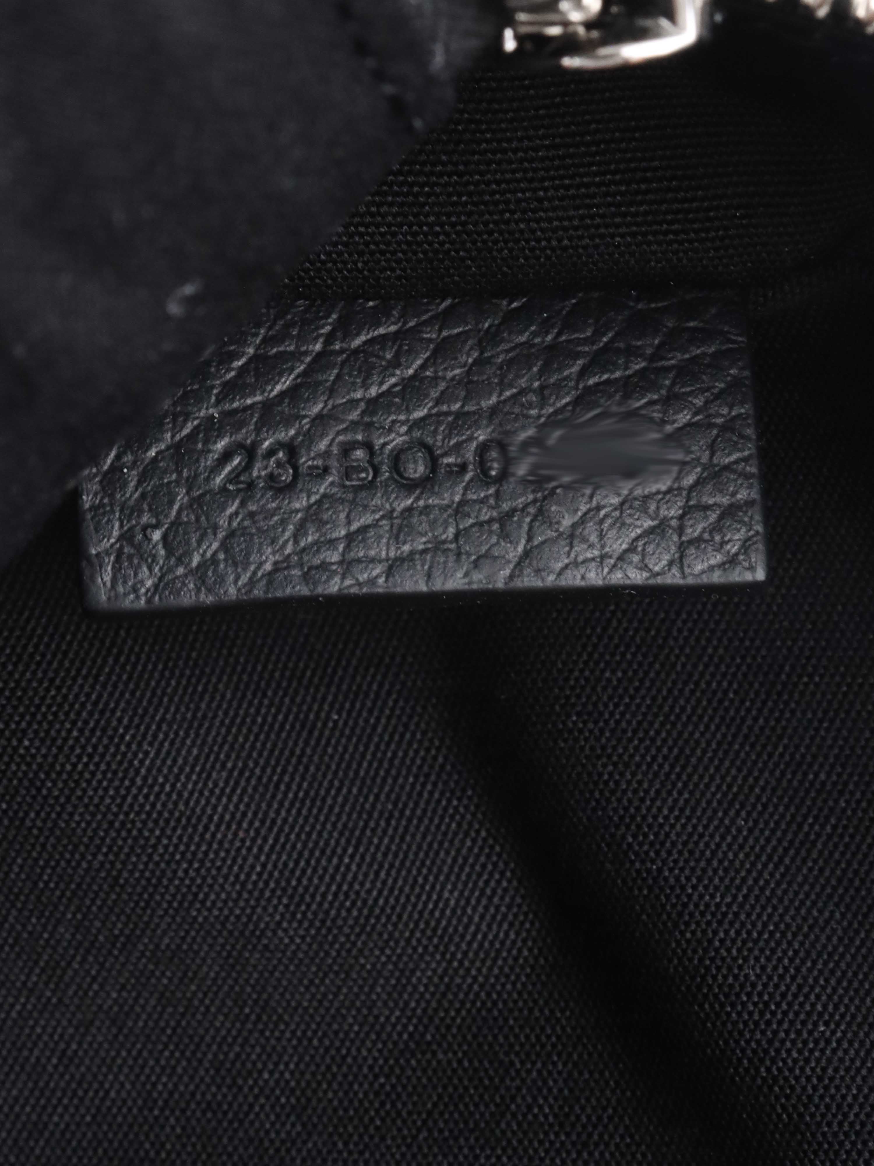 Dior Mens Black Safari Pouch.