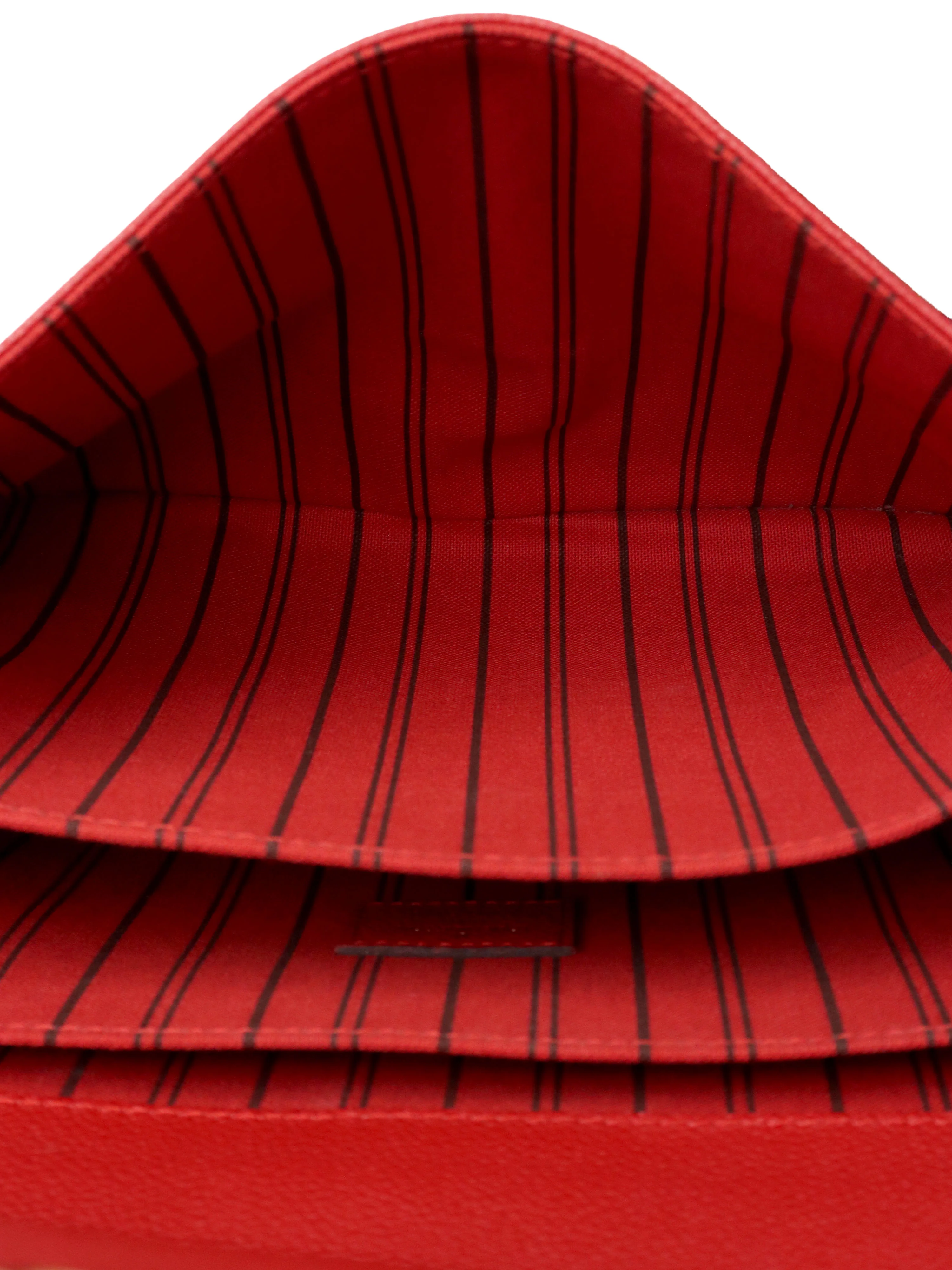 Louis Vuitton Red Monogram Empriented Metis Bag