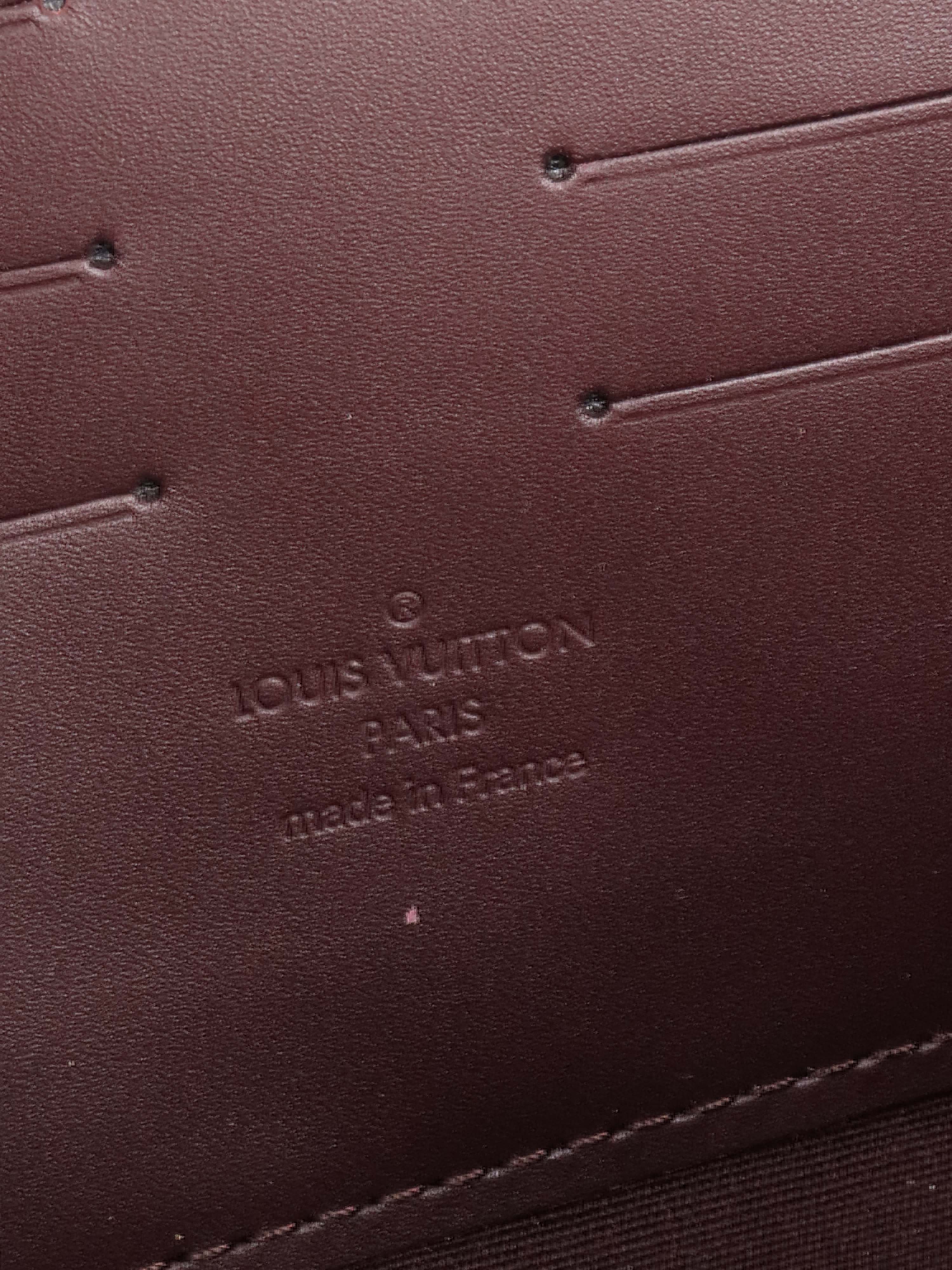 Louis Vuitton Amarante  Monogram Vernis Sunset Boulevard Shoulder Bag.