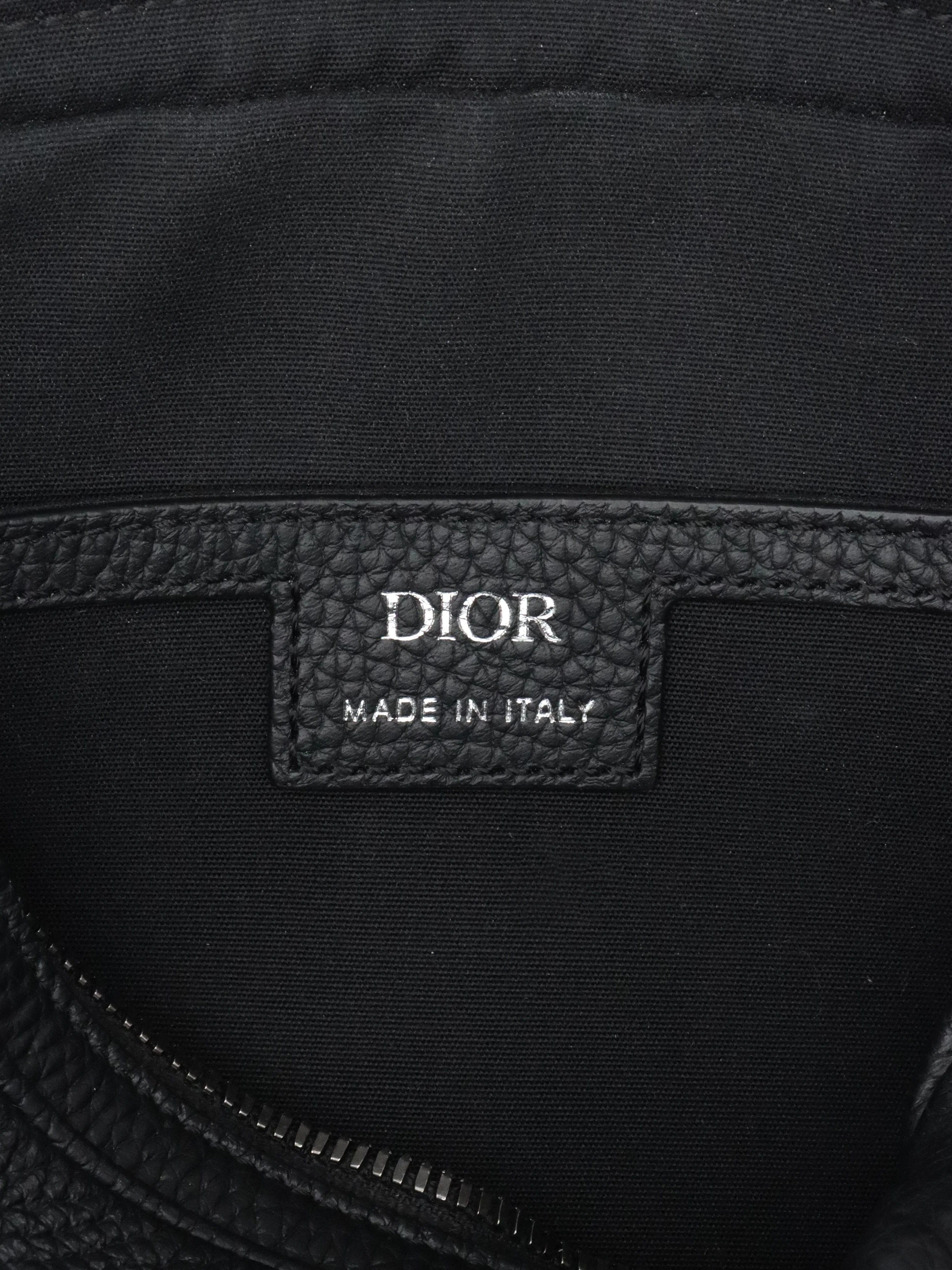 Dior Black Rider Zipped Messenger Bag