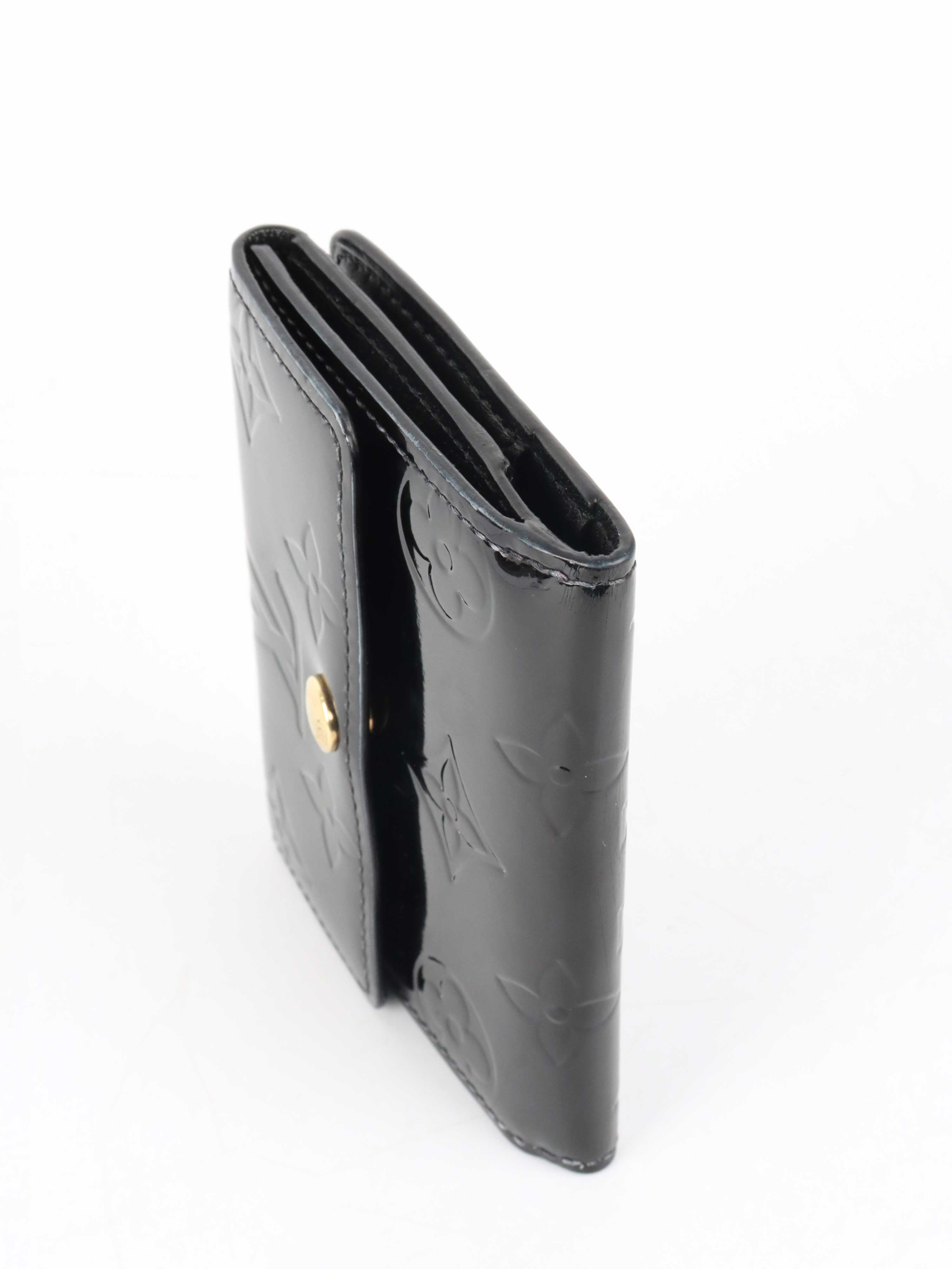 Louis Vuitton Amarante Monogram Vernis Elise Wallet.