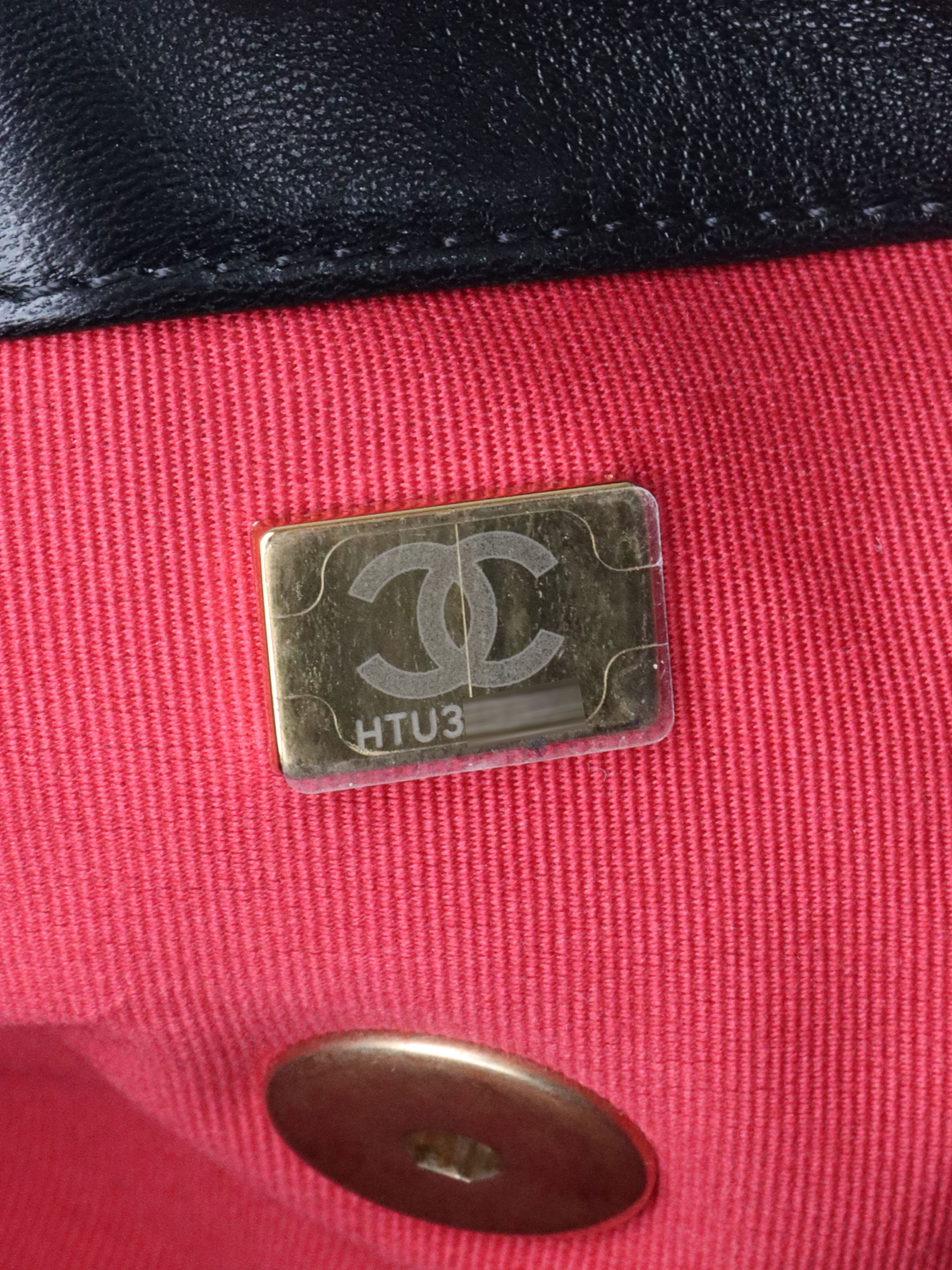 Chanel Black Small C19 Bag