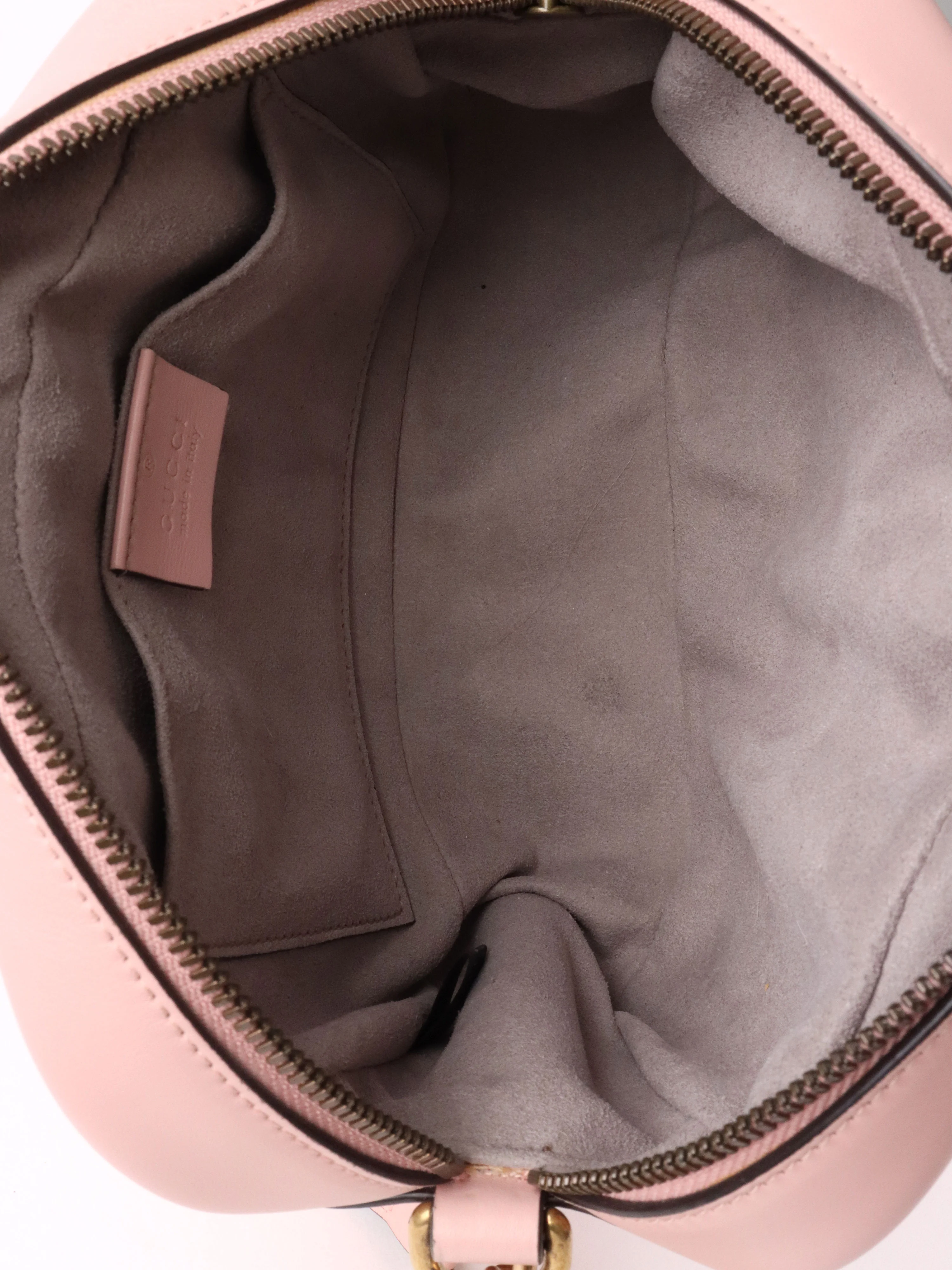 Gucci Pink Small GG Ghost Marmont Matelasse Camera Bag