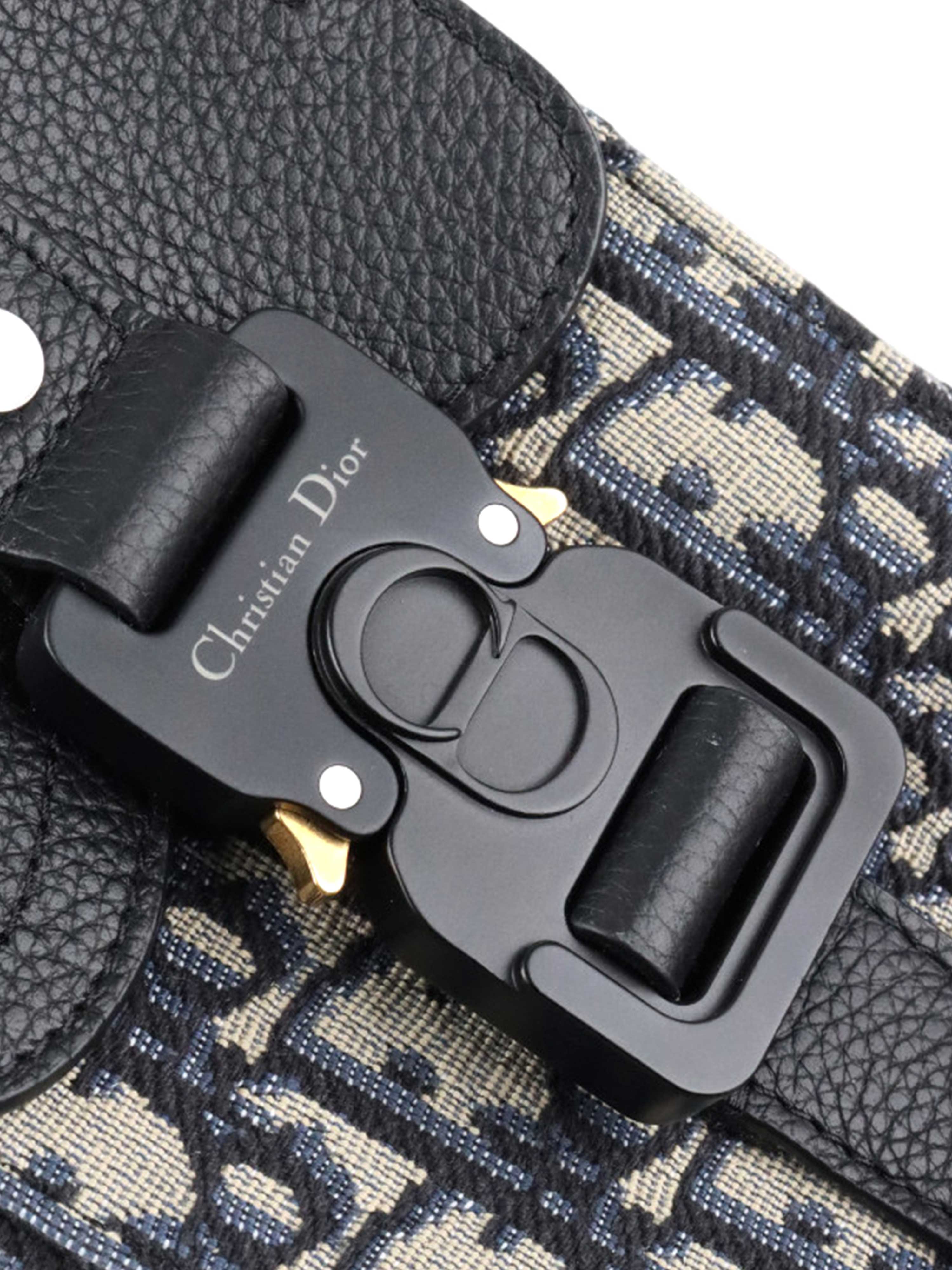 Dior Oblique Saddle Vertical Bag