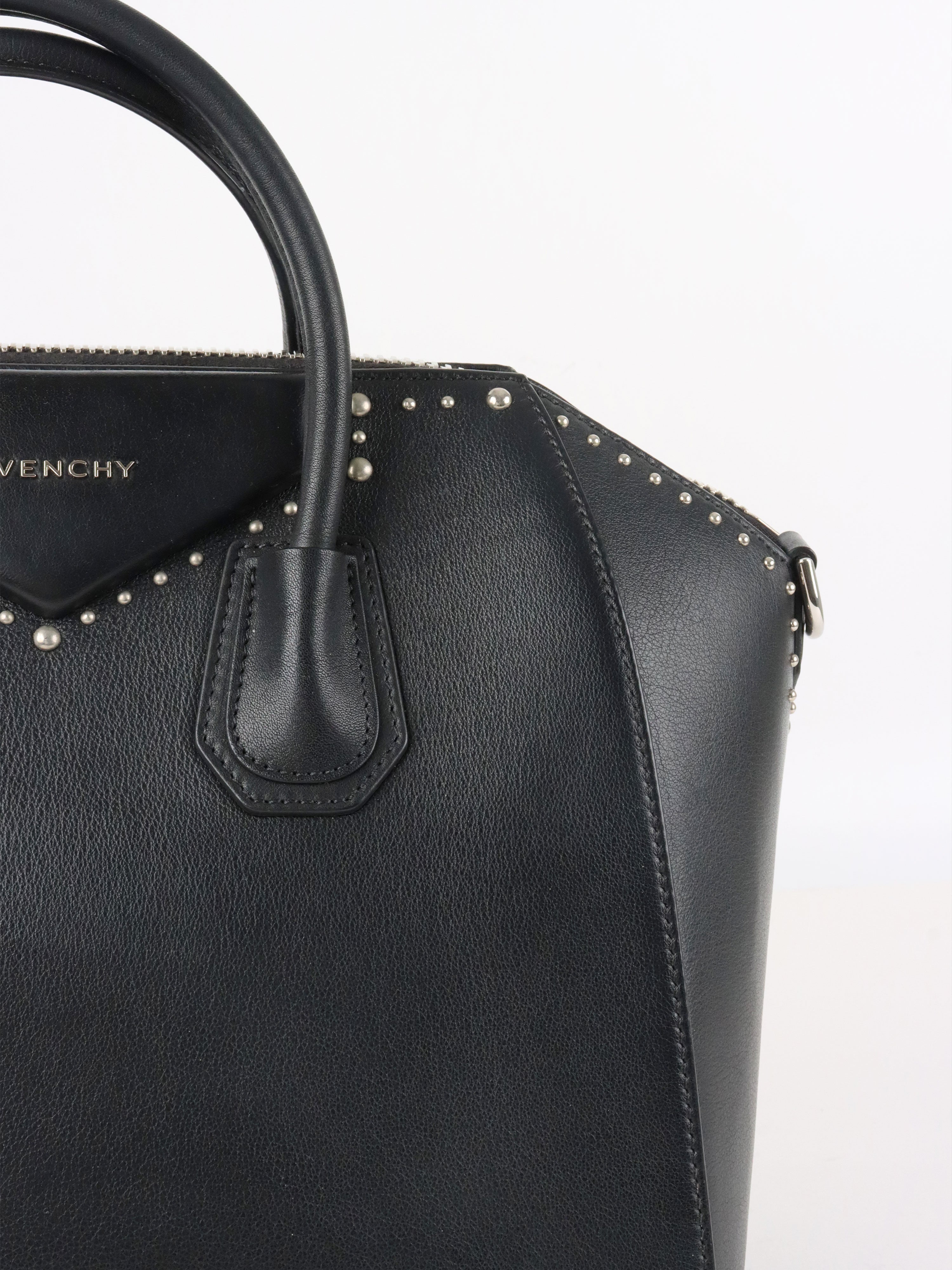 Givenchy Black Large Studs Antigona Bag