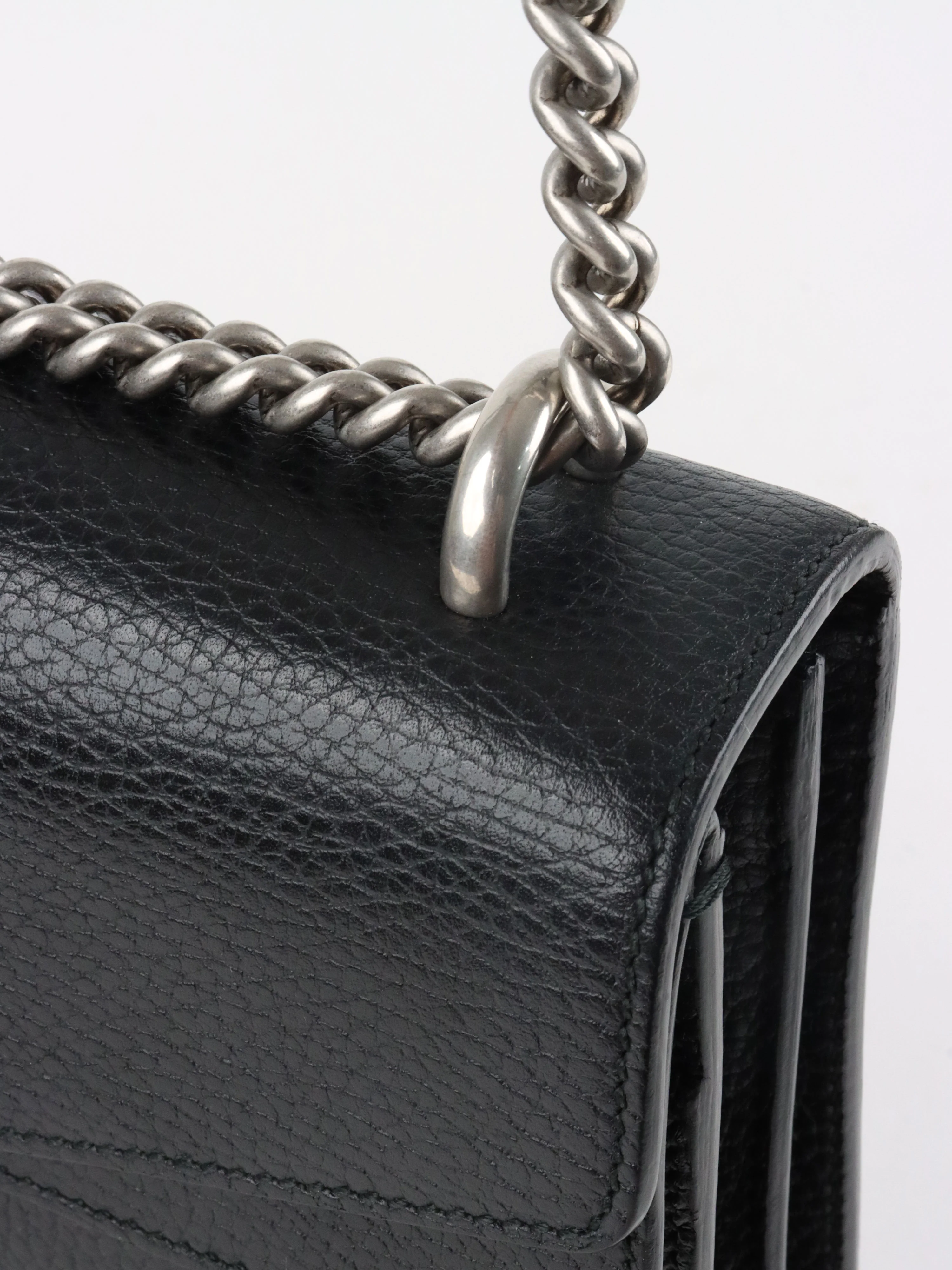 Gucci Small Black Dionysus Bag.