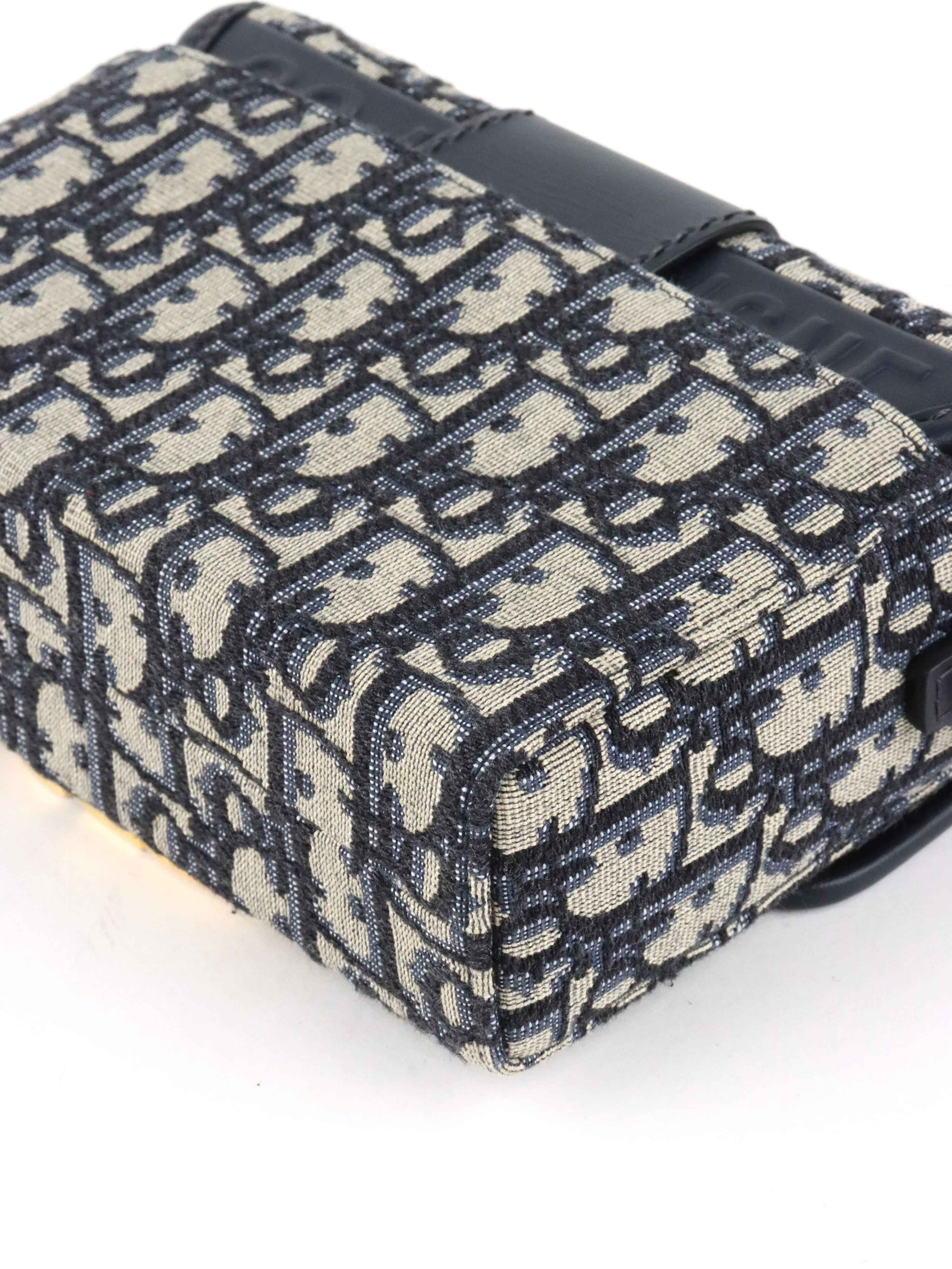 Dior Box 30 Montaigne Navy Oblique  Bag