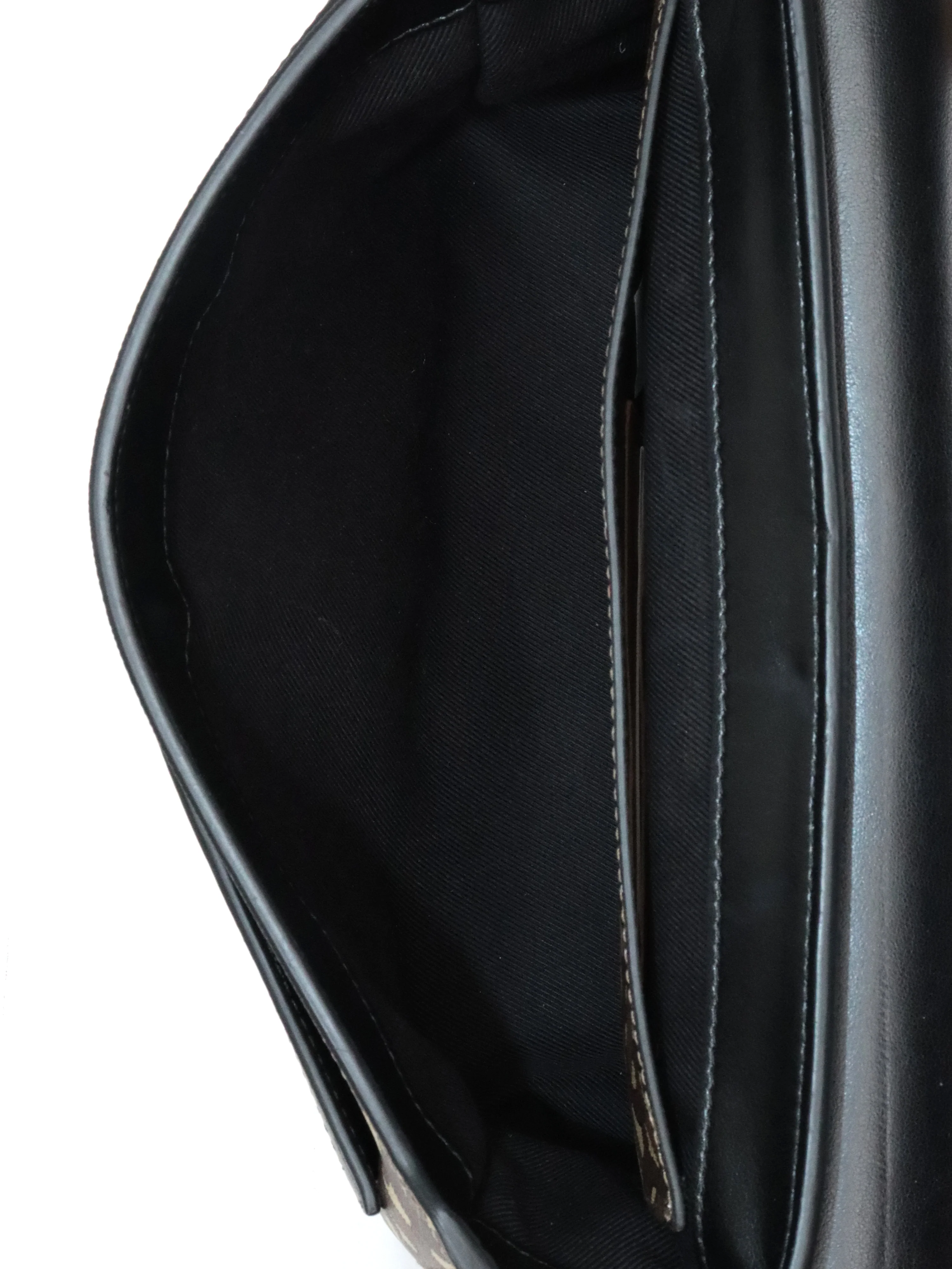 Burberry Monogram Stripe E-Canvas Note Crossbody Bag
