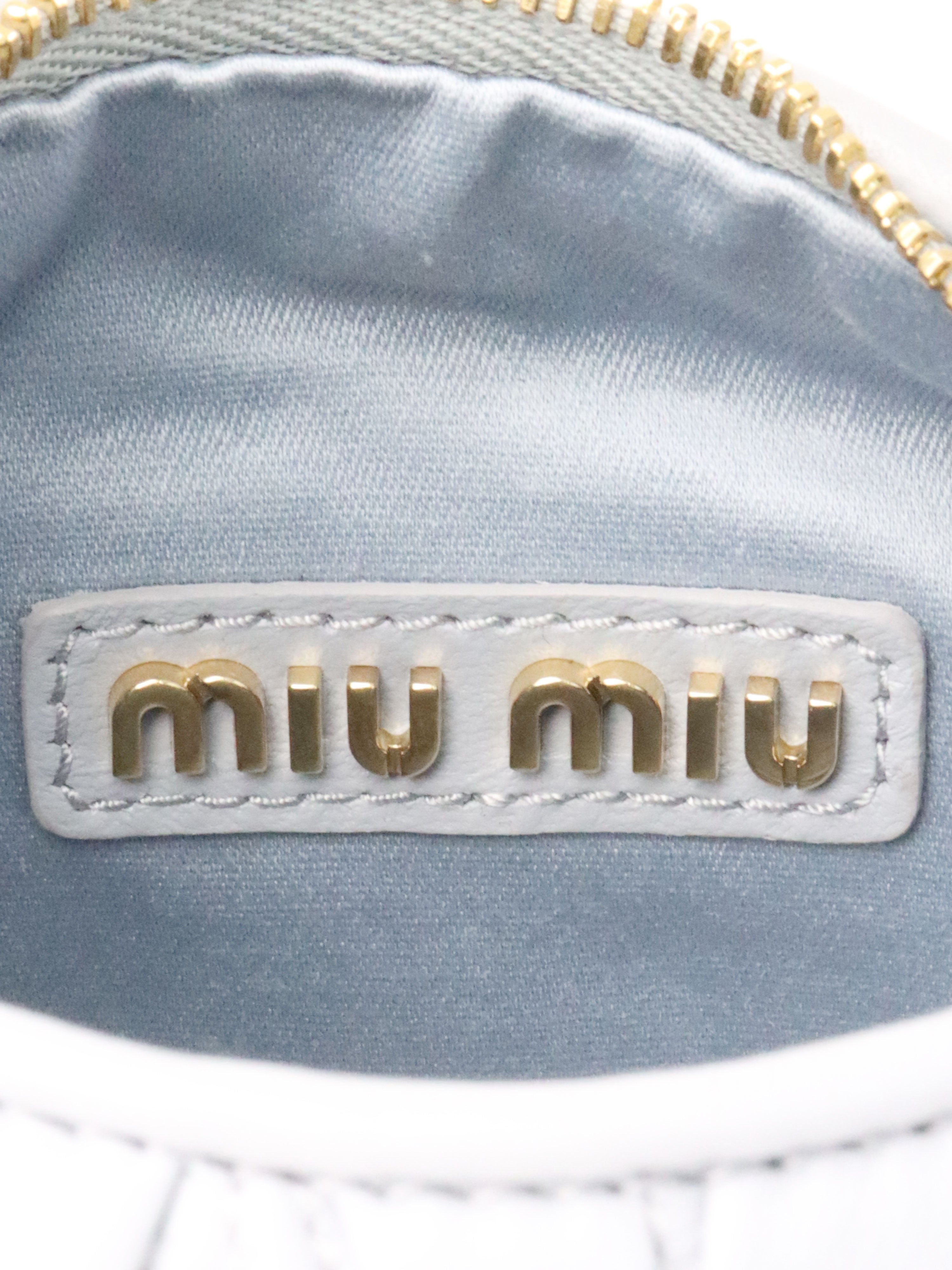 Miu Miu Powder Blue Wander Hobo Mini-Bag