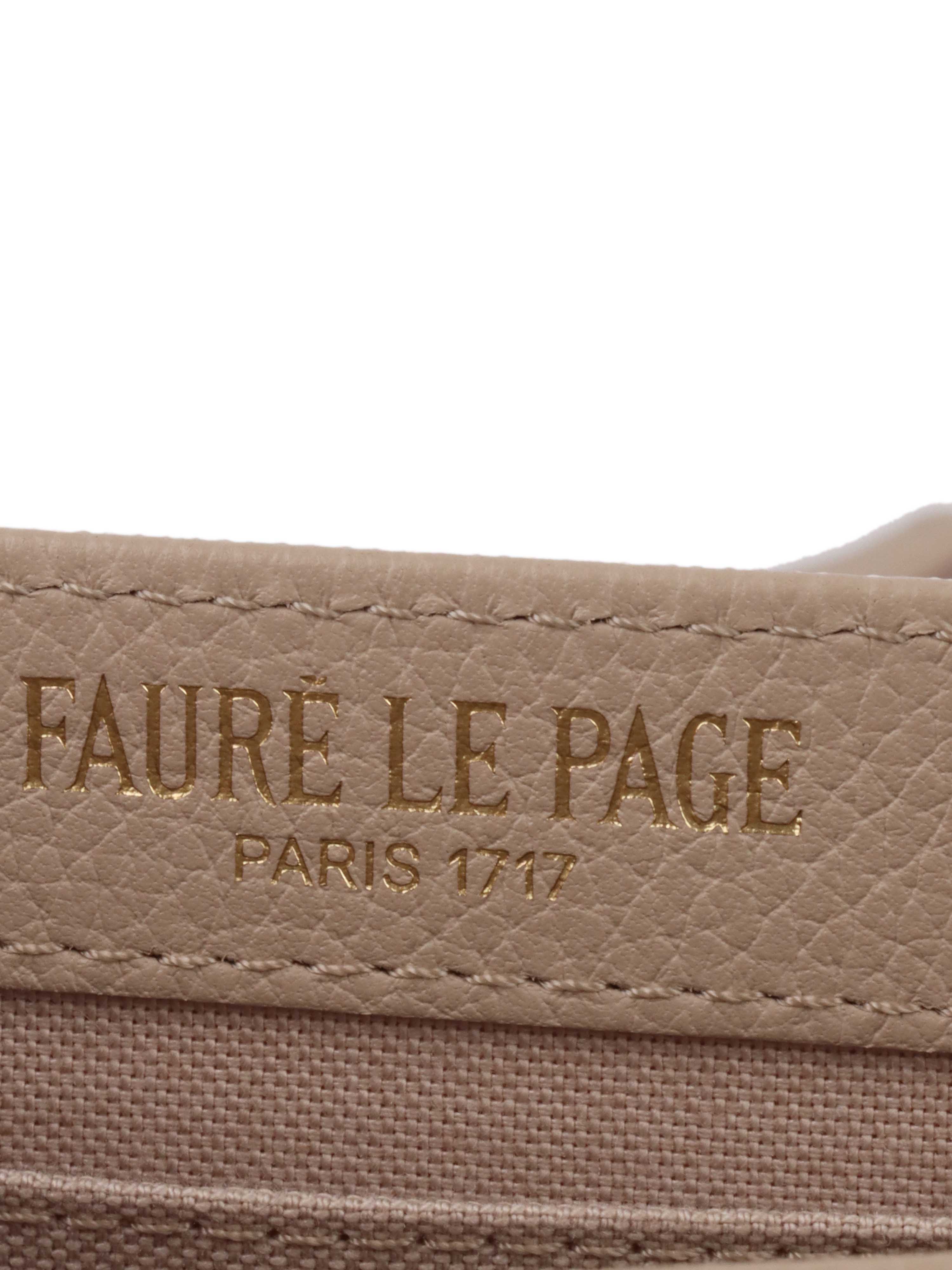 Faure Le Page Flower Top Handle Crossbody Tote.