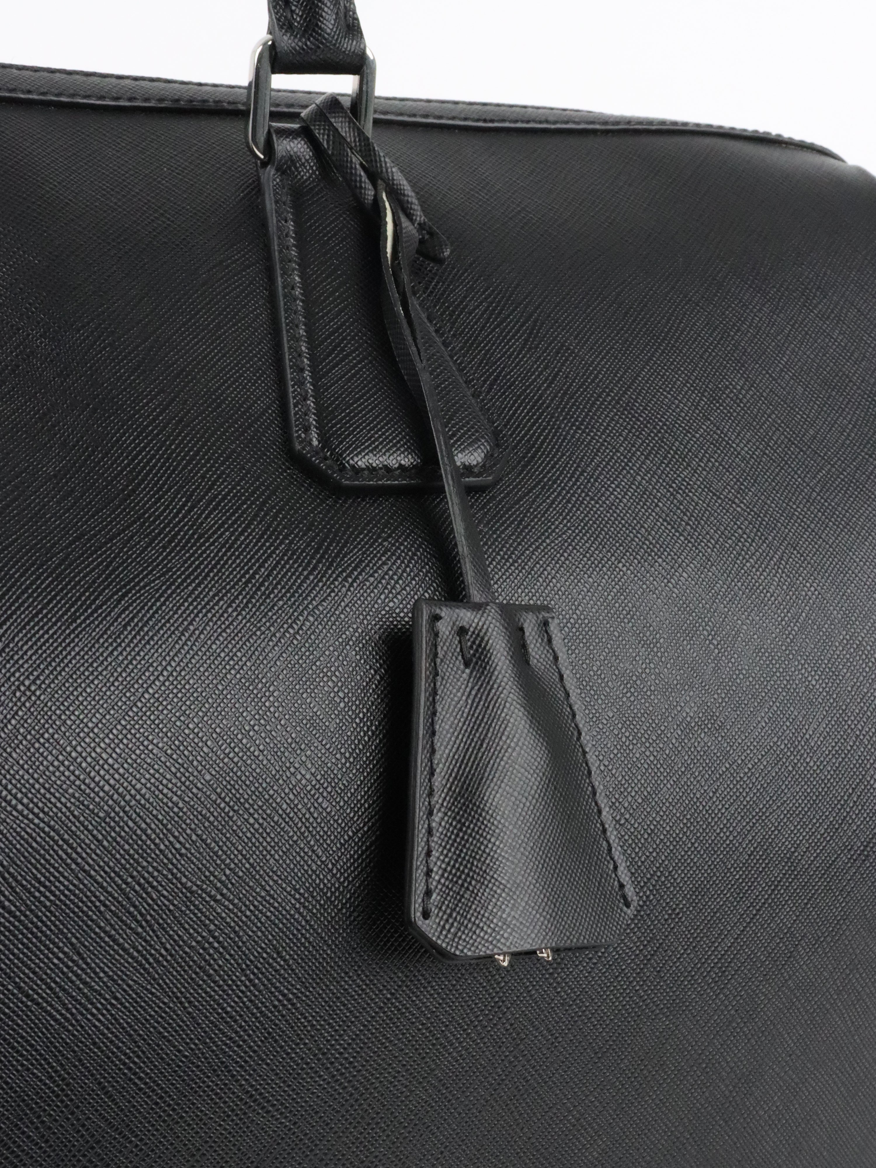 Prada Black Saffiano Travel Bag