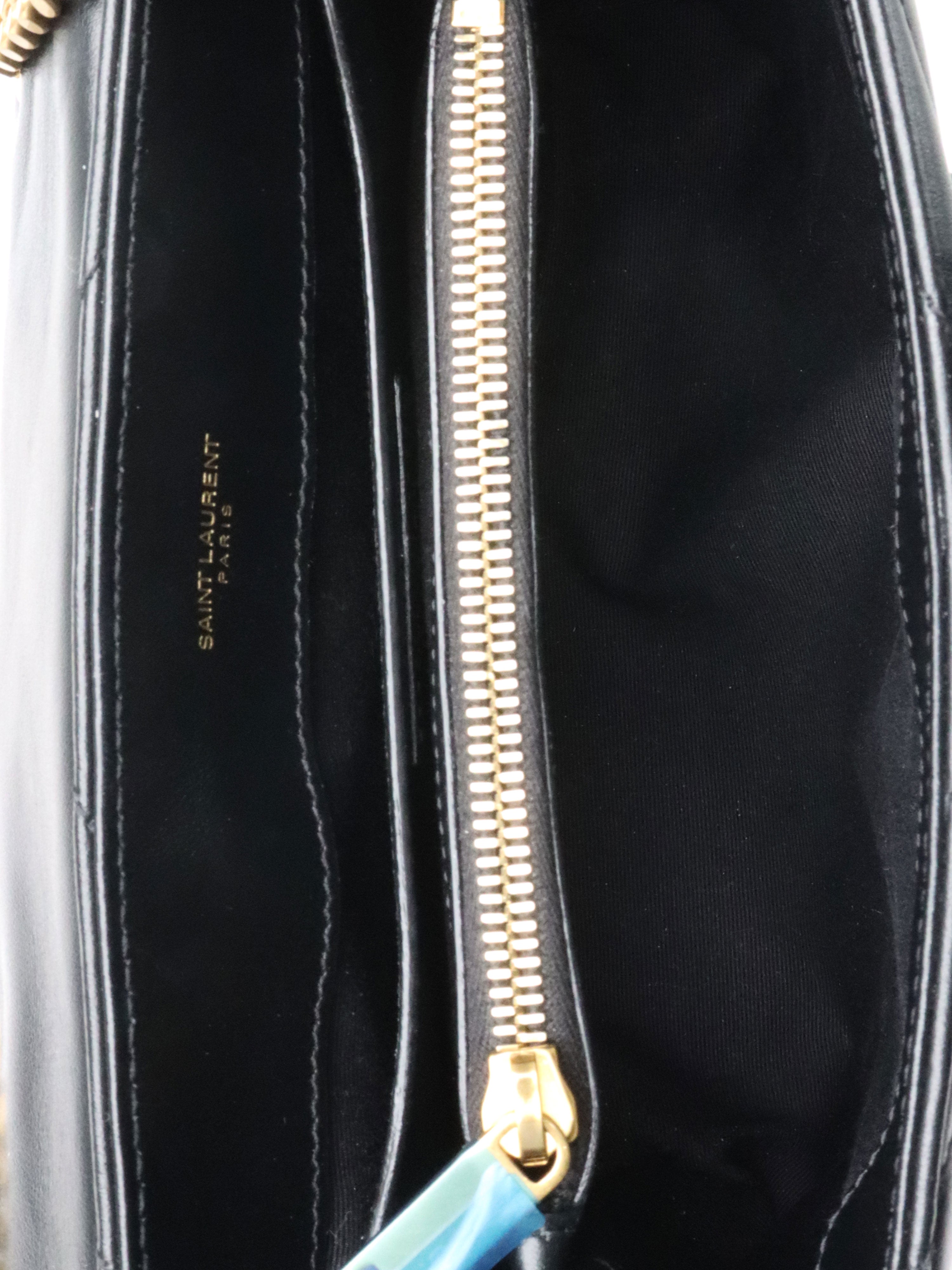 Saint Laurent Black Small Loulou Bag GHW