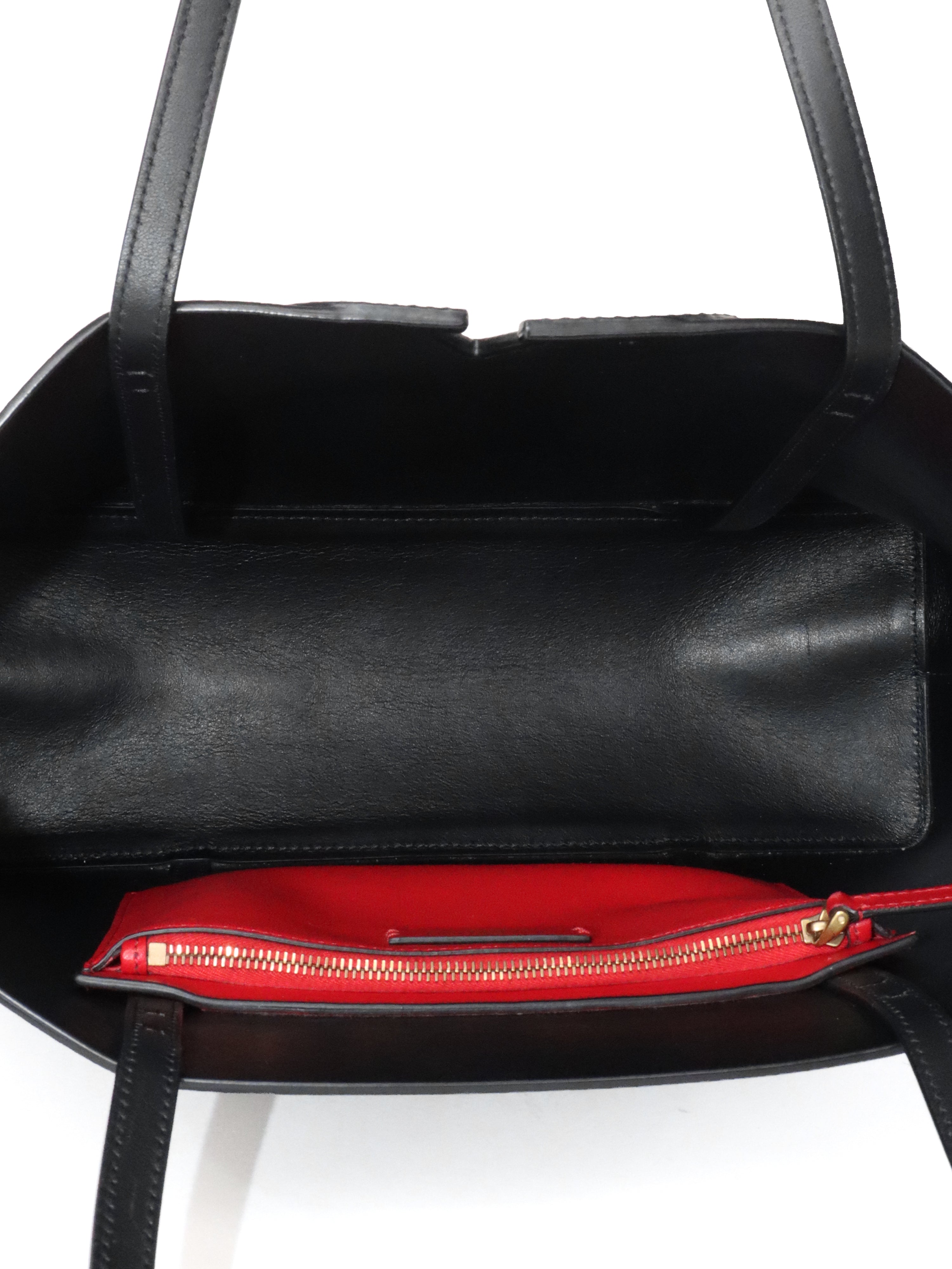 Valentino Black VLogo Fillme Tote
