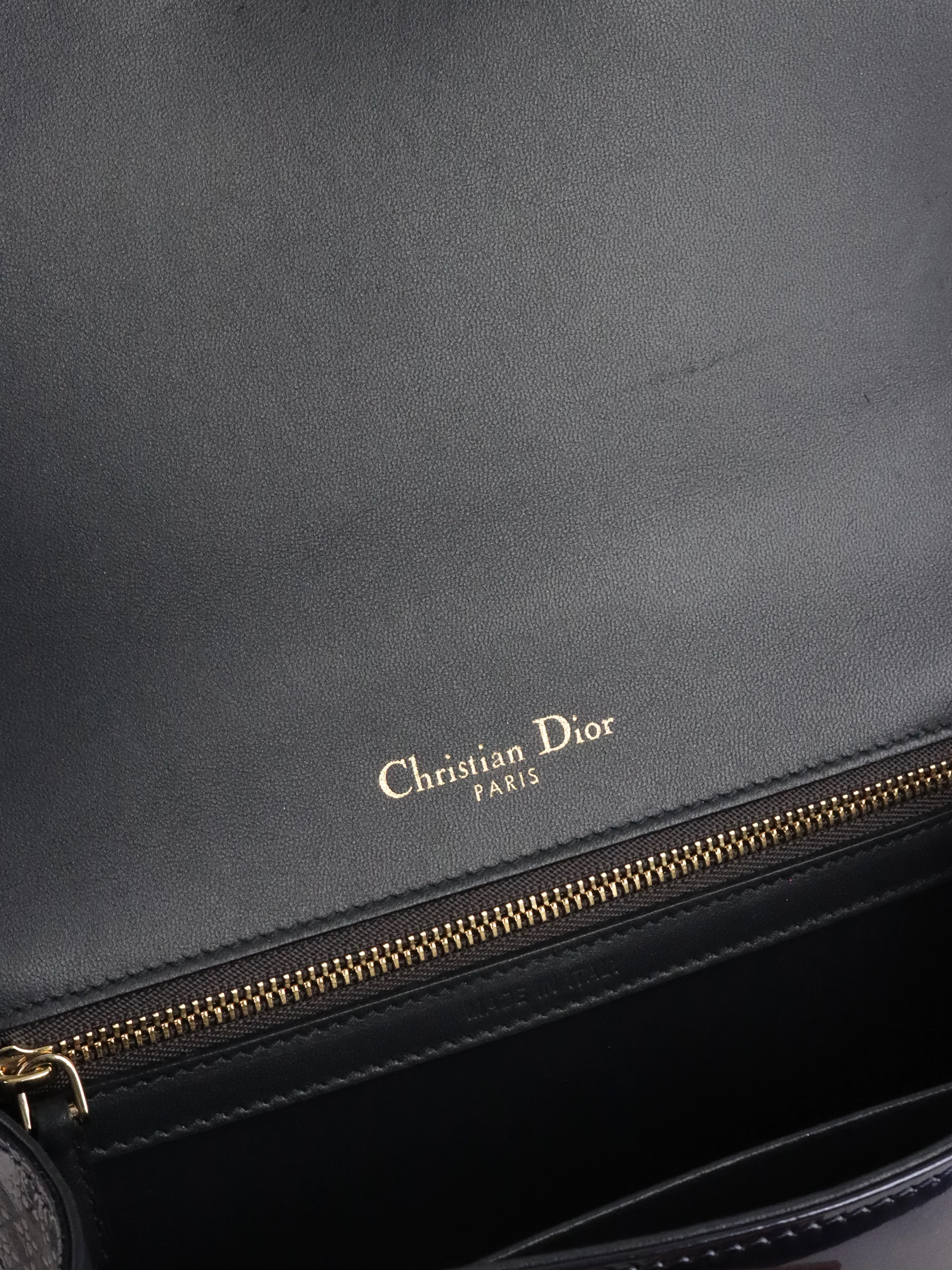Dior Small Metallic Navy Diorama Bag LGHW