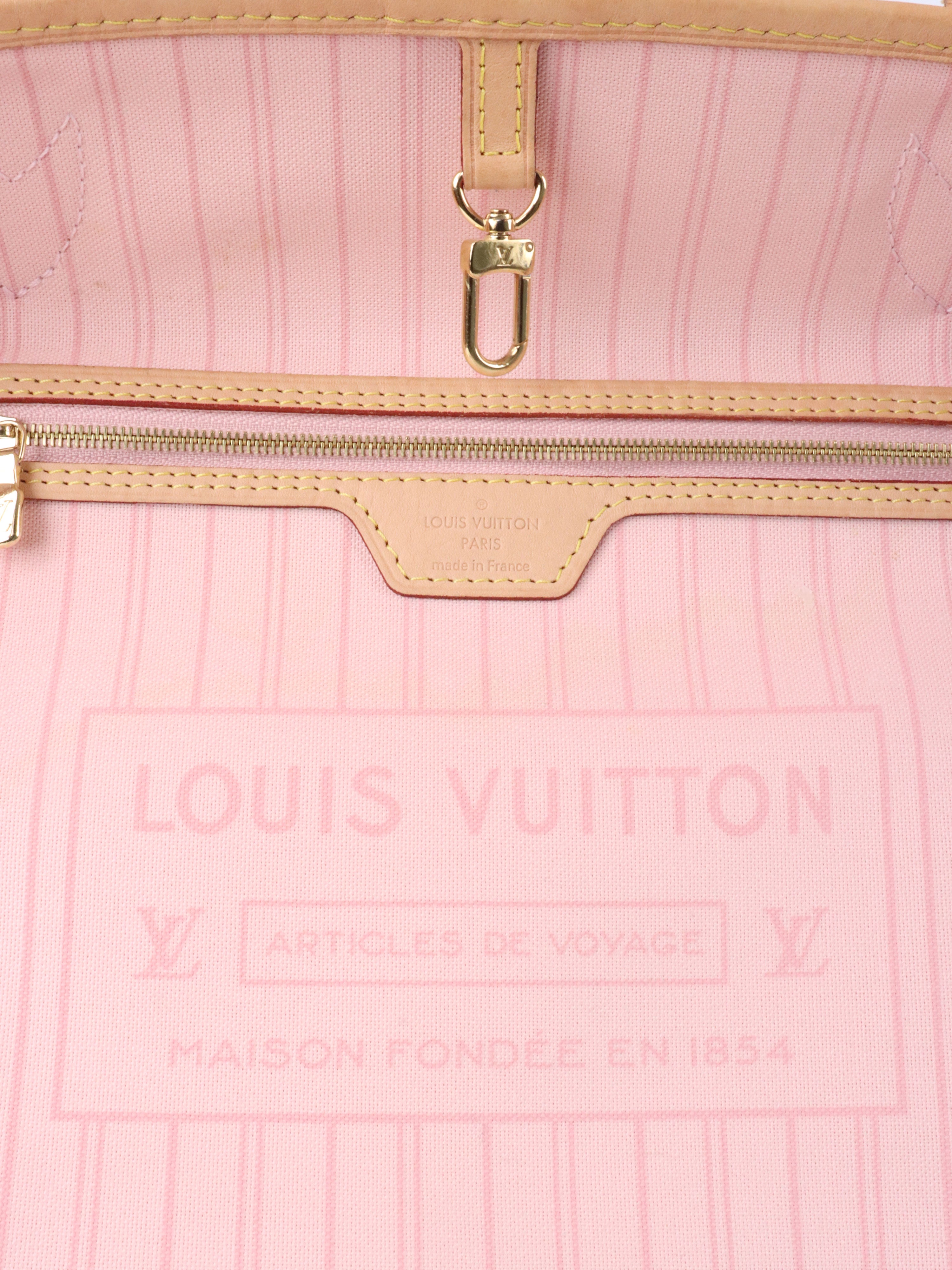 Louis Vuitton Damier Azur Neverfull MM Bag