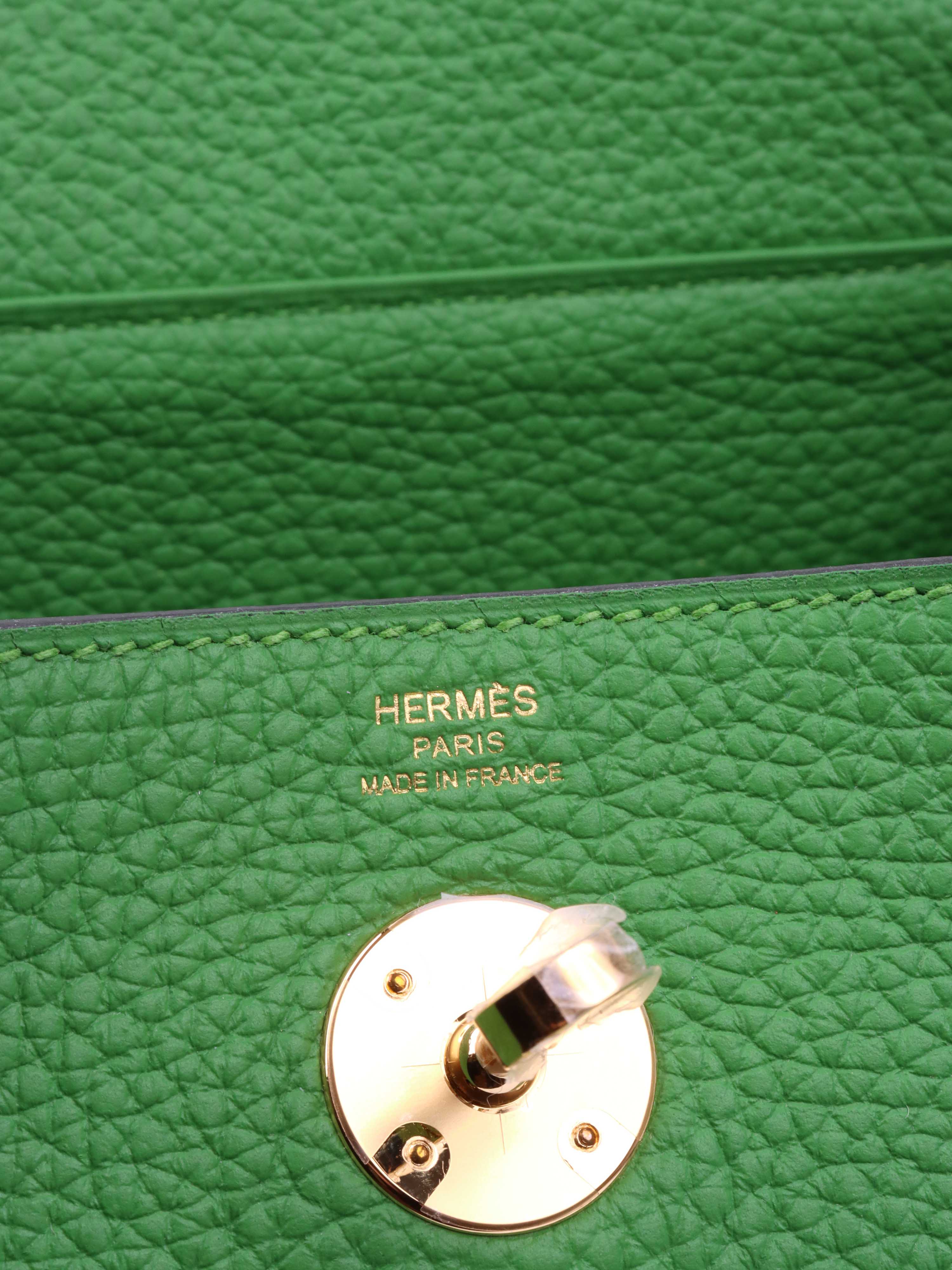 Hermes Lindy 26 Vert Yucca.