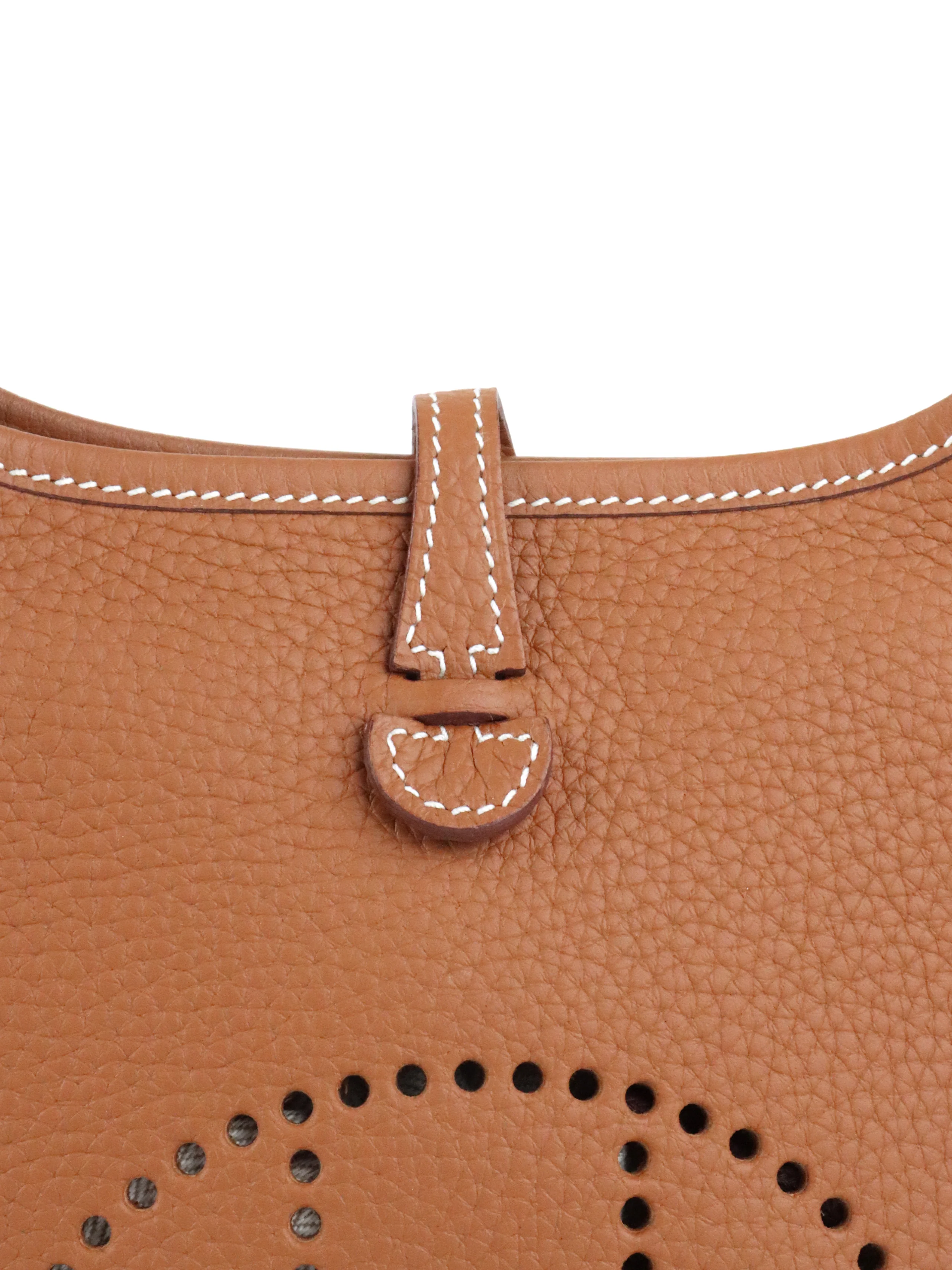Hermes Gold Clemence Evelyne 16 TPM PHW
