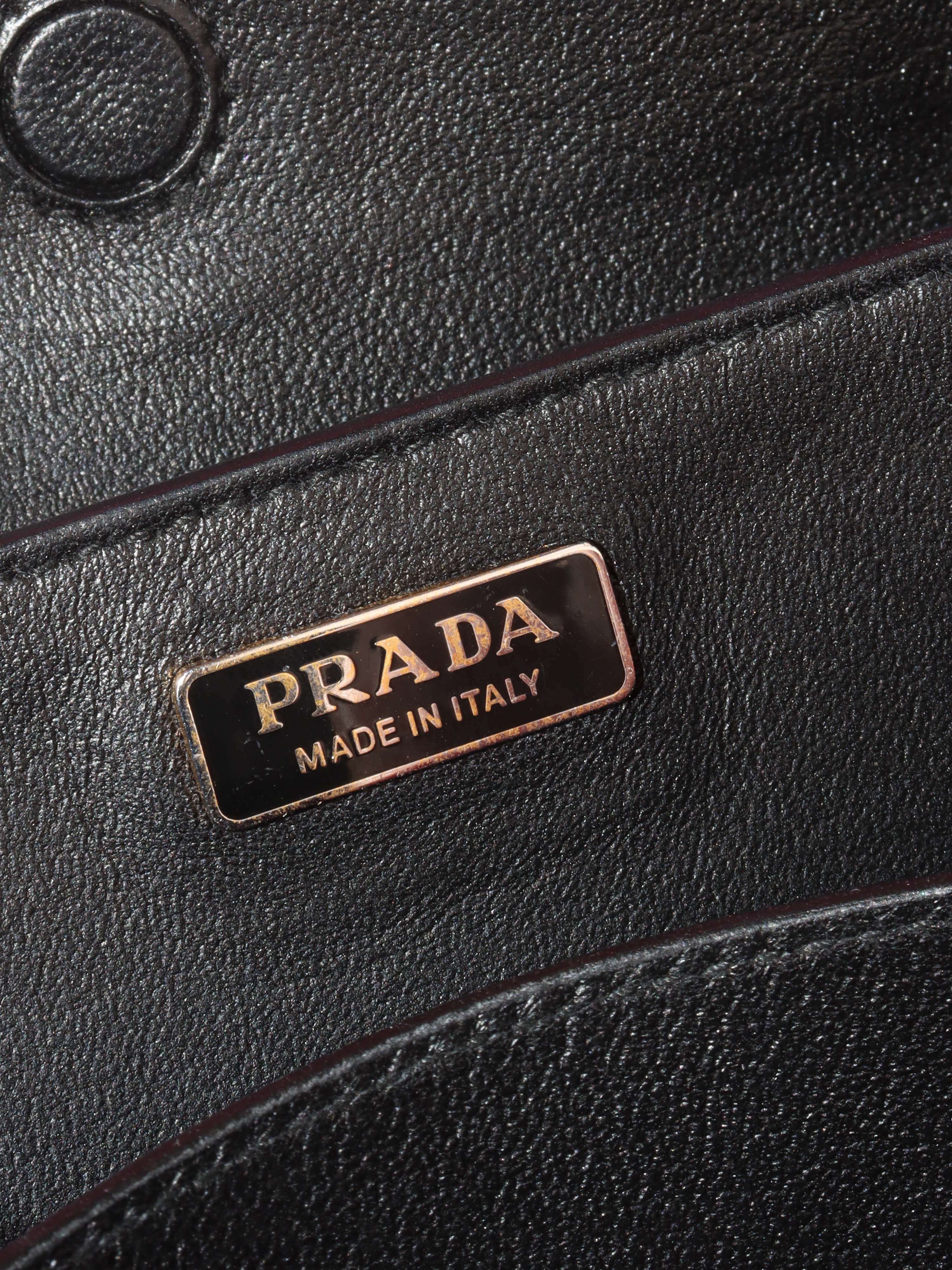 Prada Pink Cahier Leather Crossbody Bag.