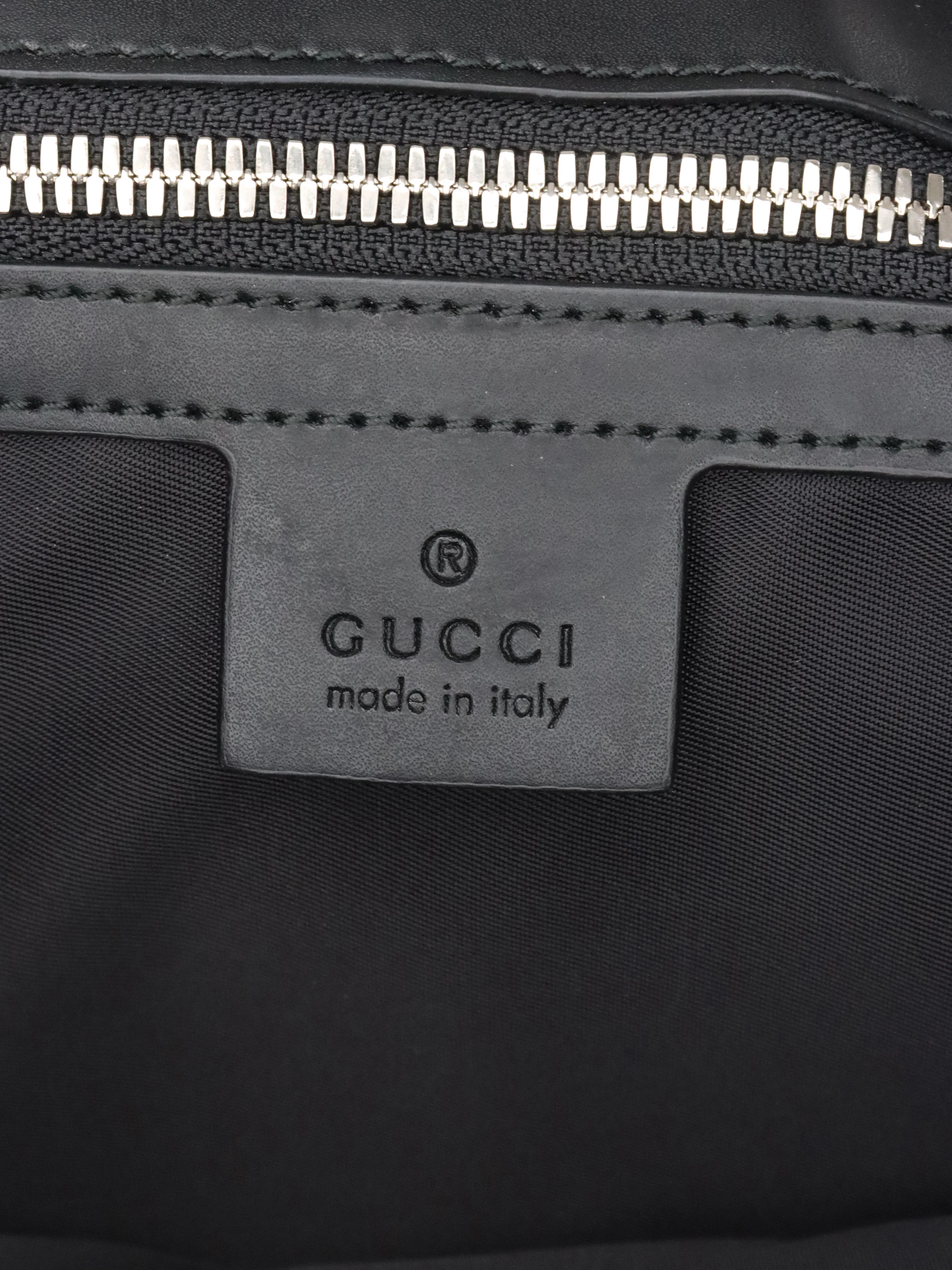 Gucci Ebony Soft GG Supreme Vertical Tote