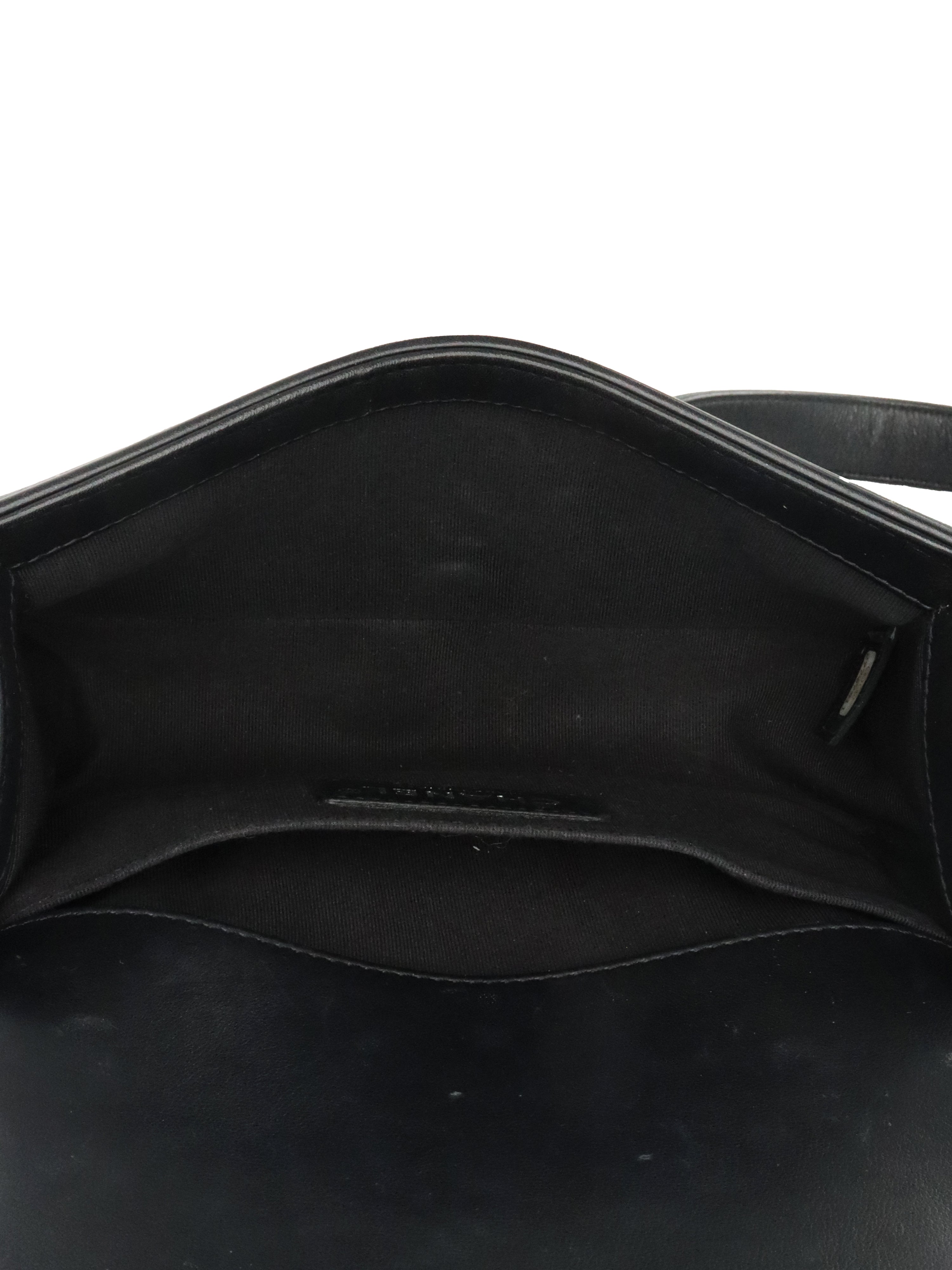 Chanel Black Caviar Boy Wallet On Chain GHW