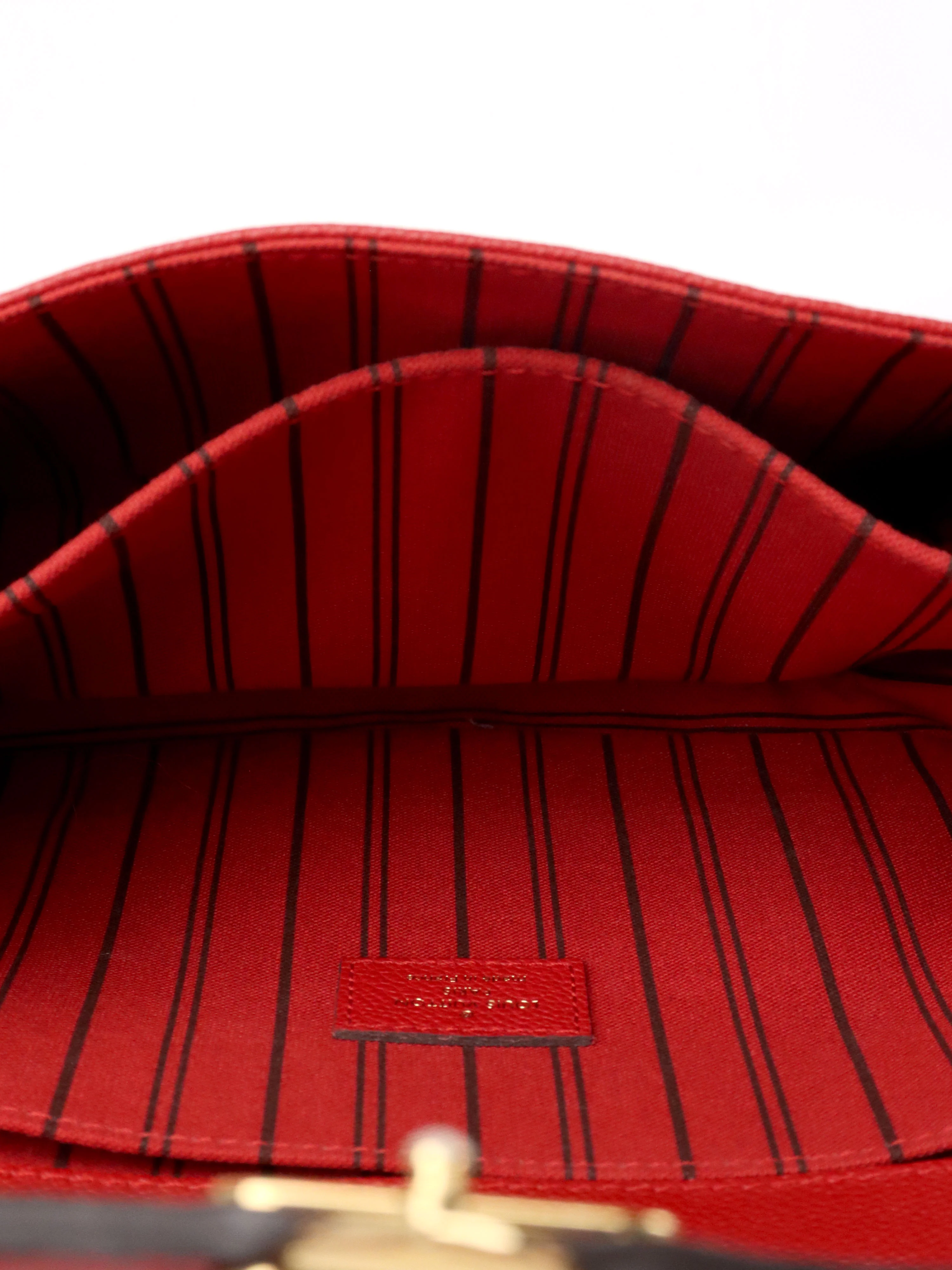 Louis Vuitton Red Monogram Empriented Metis Bag