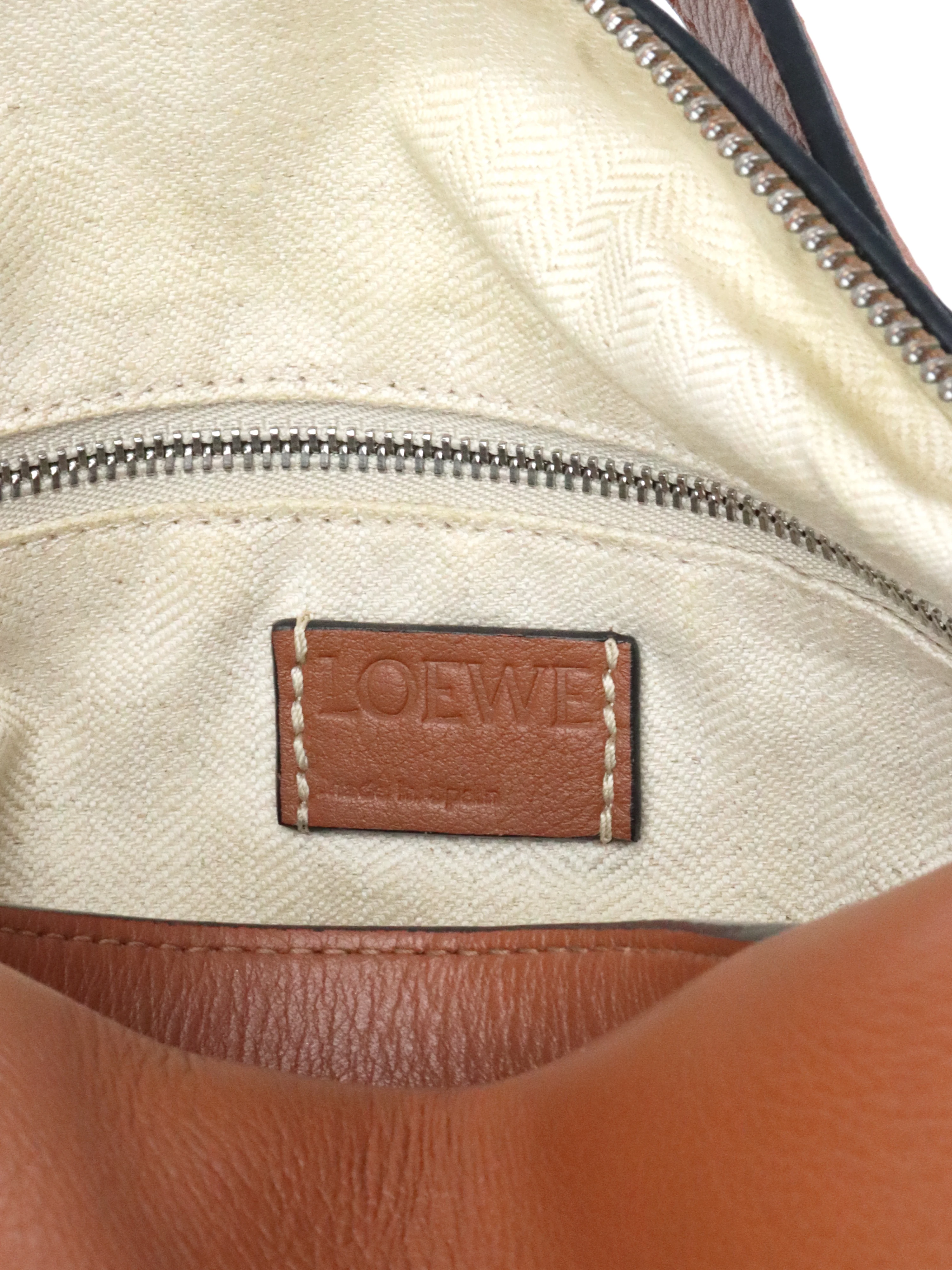 Loewe Tan Large Elephant Shoulder Bag
