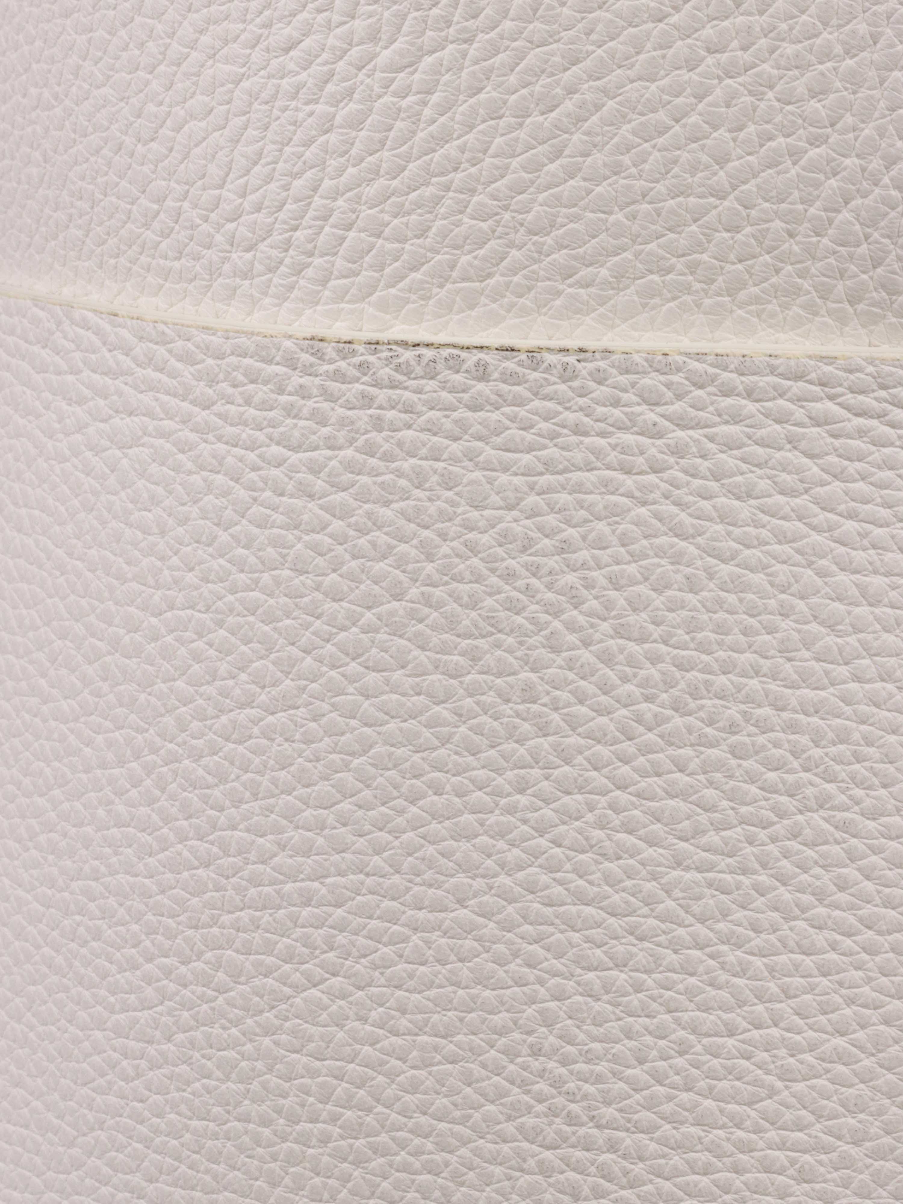 Bottega Veneta White Arco Large Leather Tote Bag.