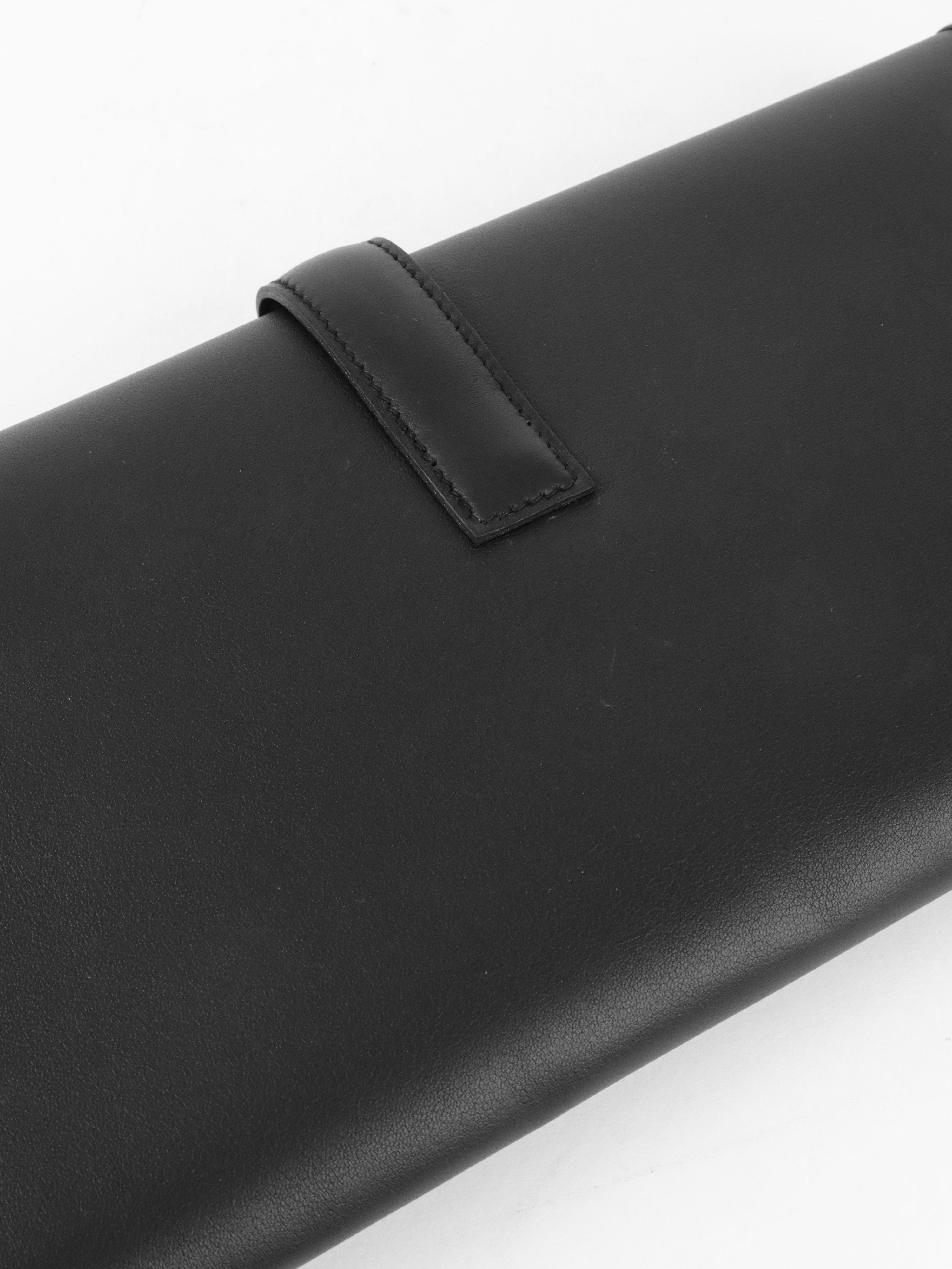 Hermes Noir Swift Jige Elan 29 Clutch