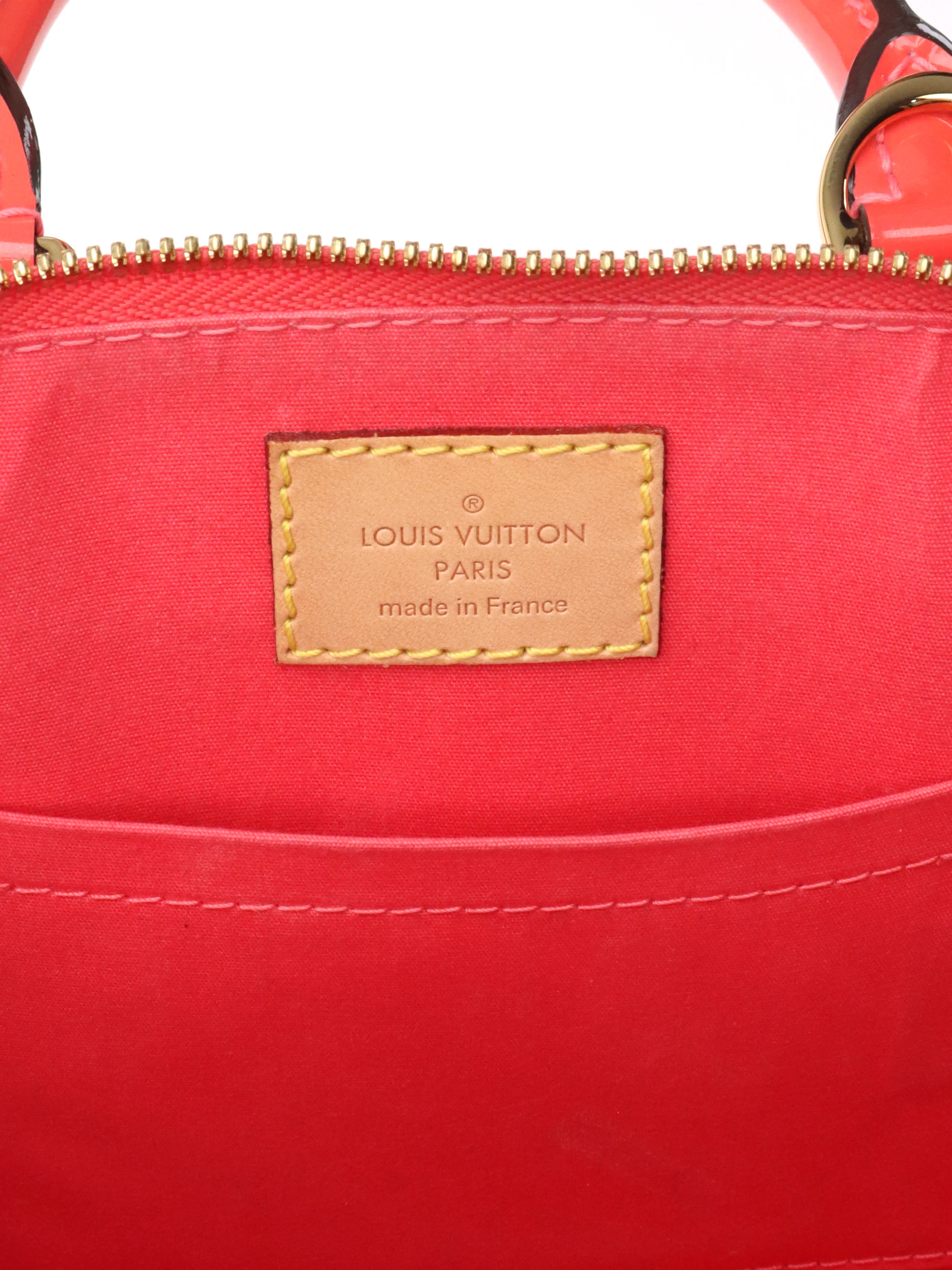 Louis Vuitton Rose Patent Alma BB