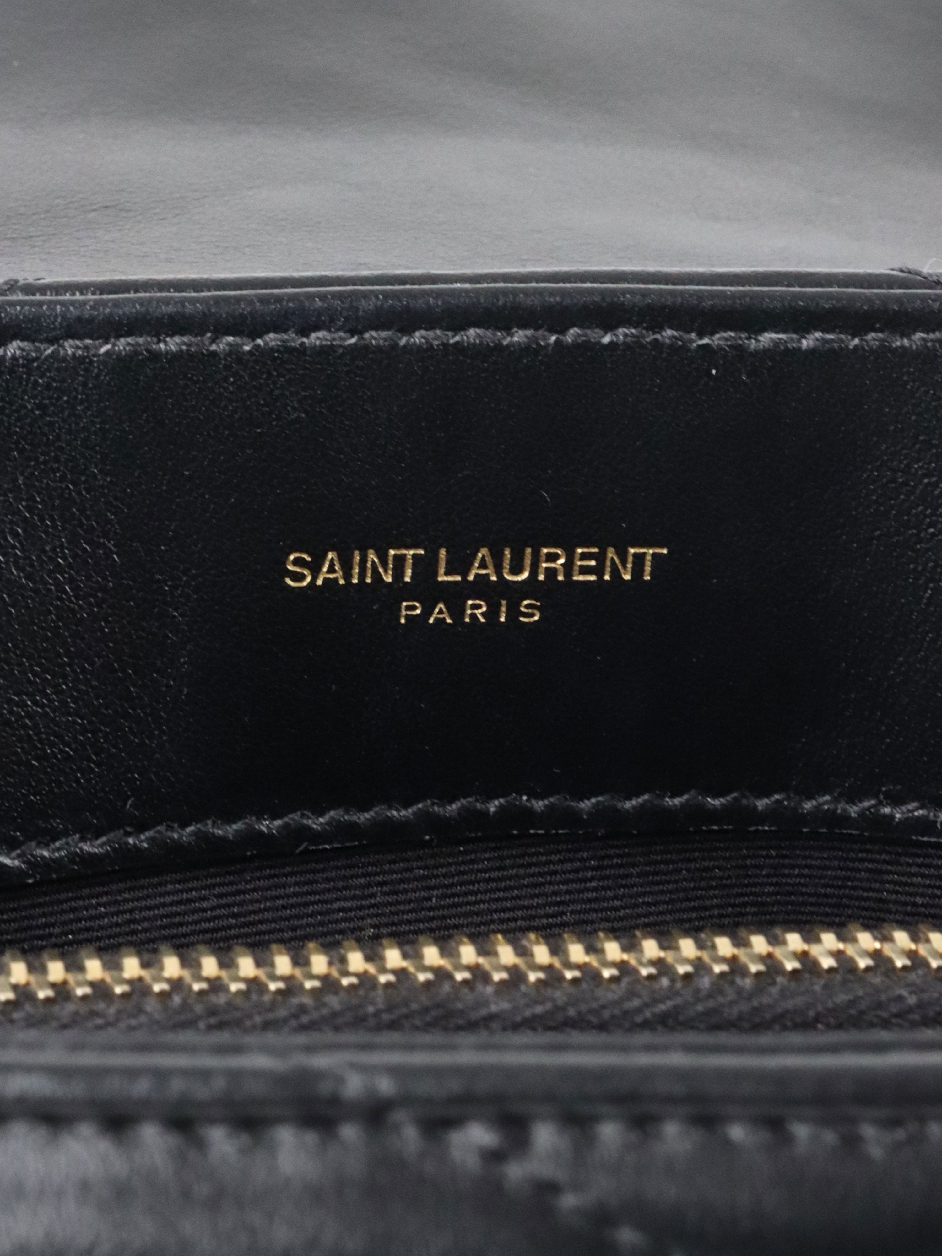 Saint Laurent Black Small Loulou Bag GHW