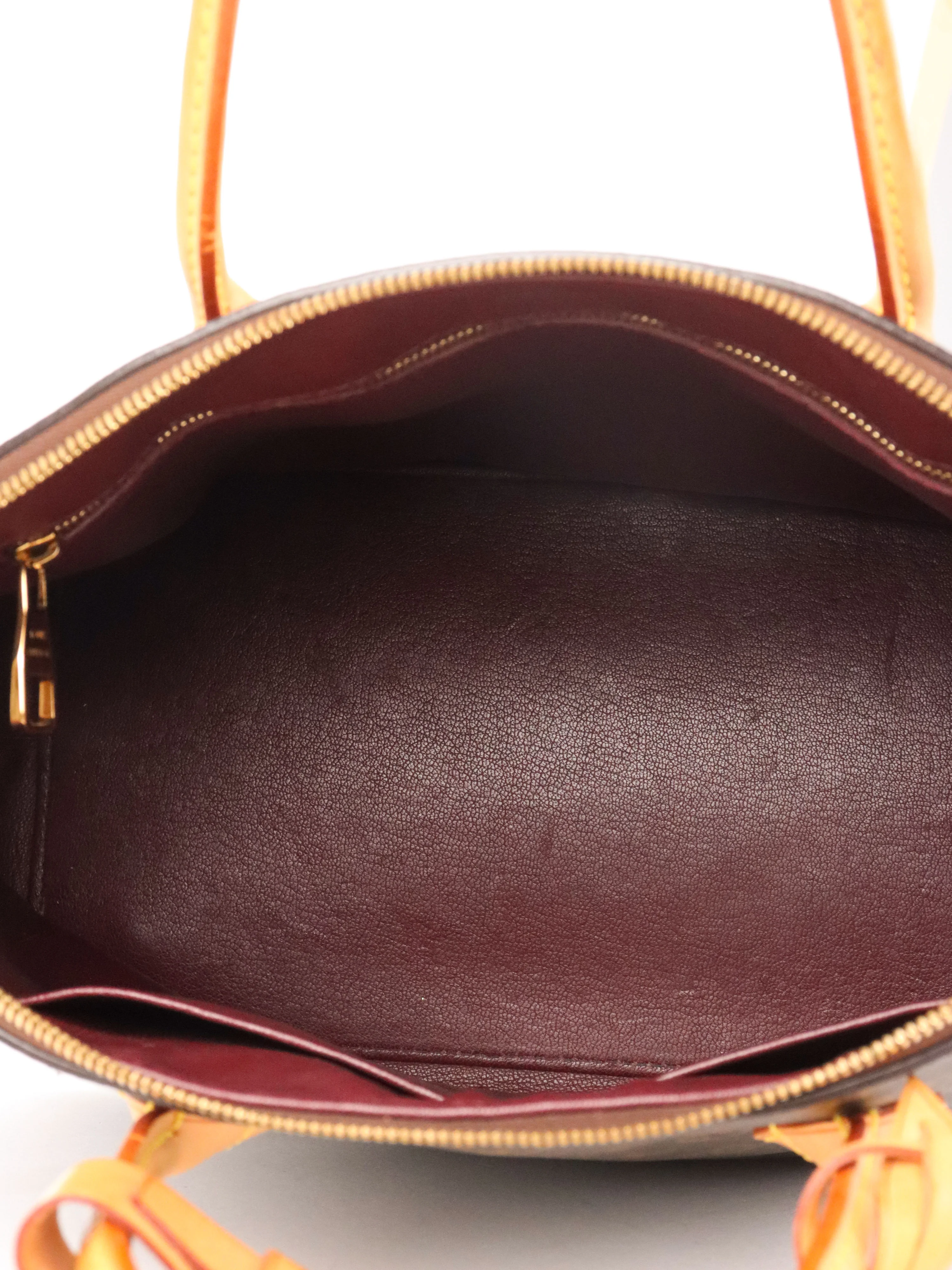 Louis Vuitton Monogram Lockit Tote Bag