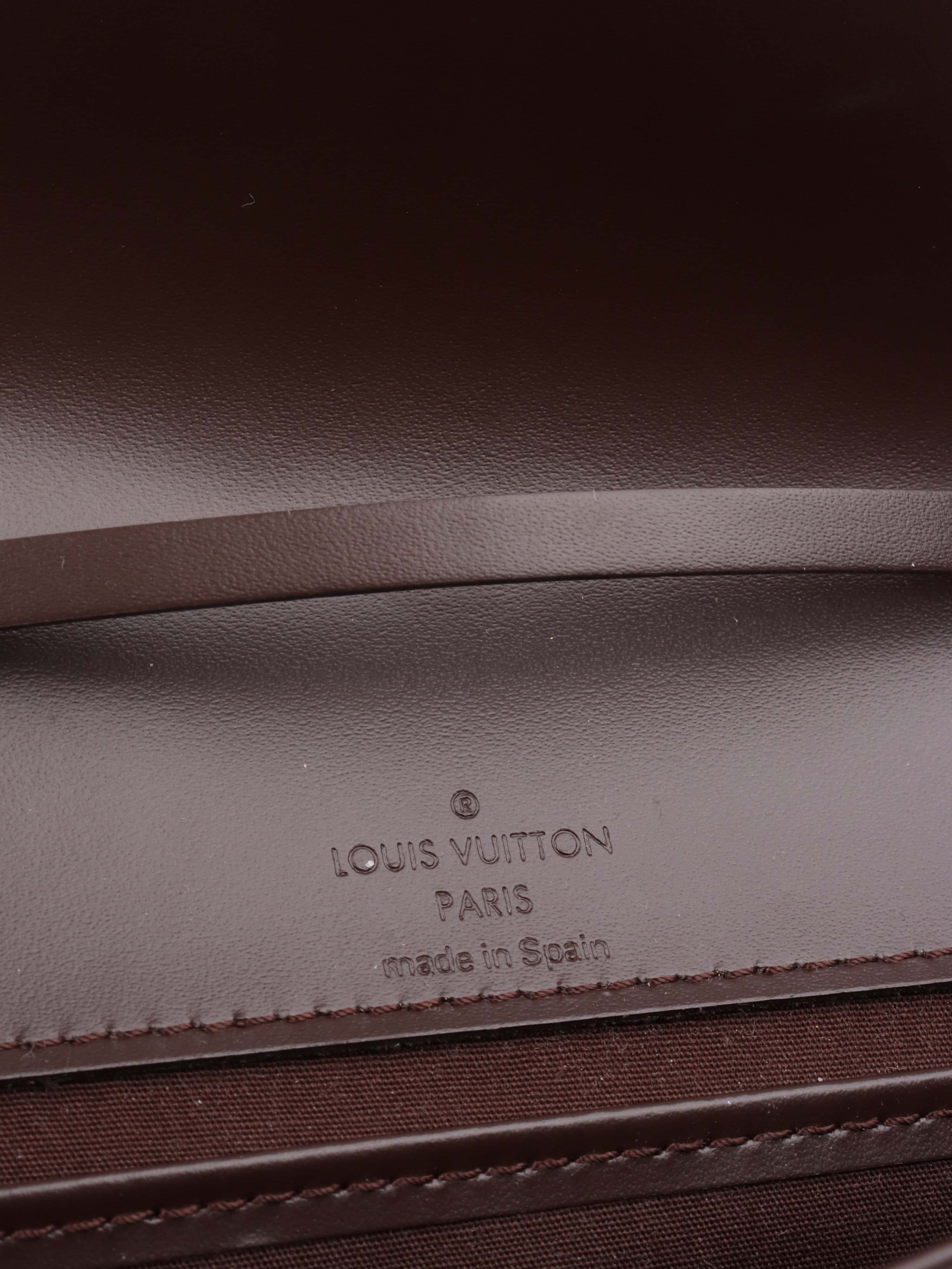 Louis Vuitton Brown Epi Leather Honfleur Clutch.