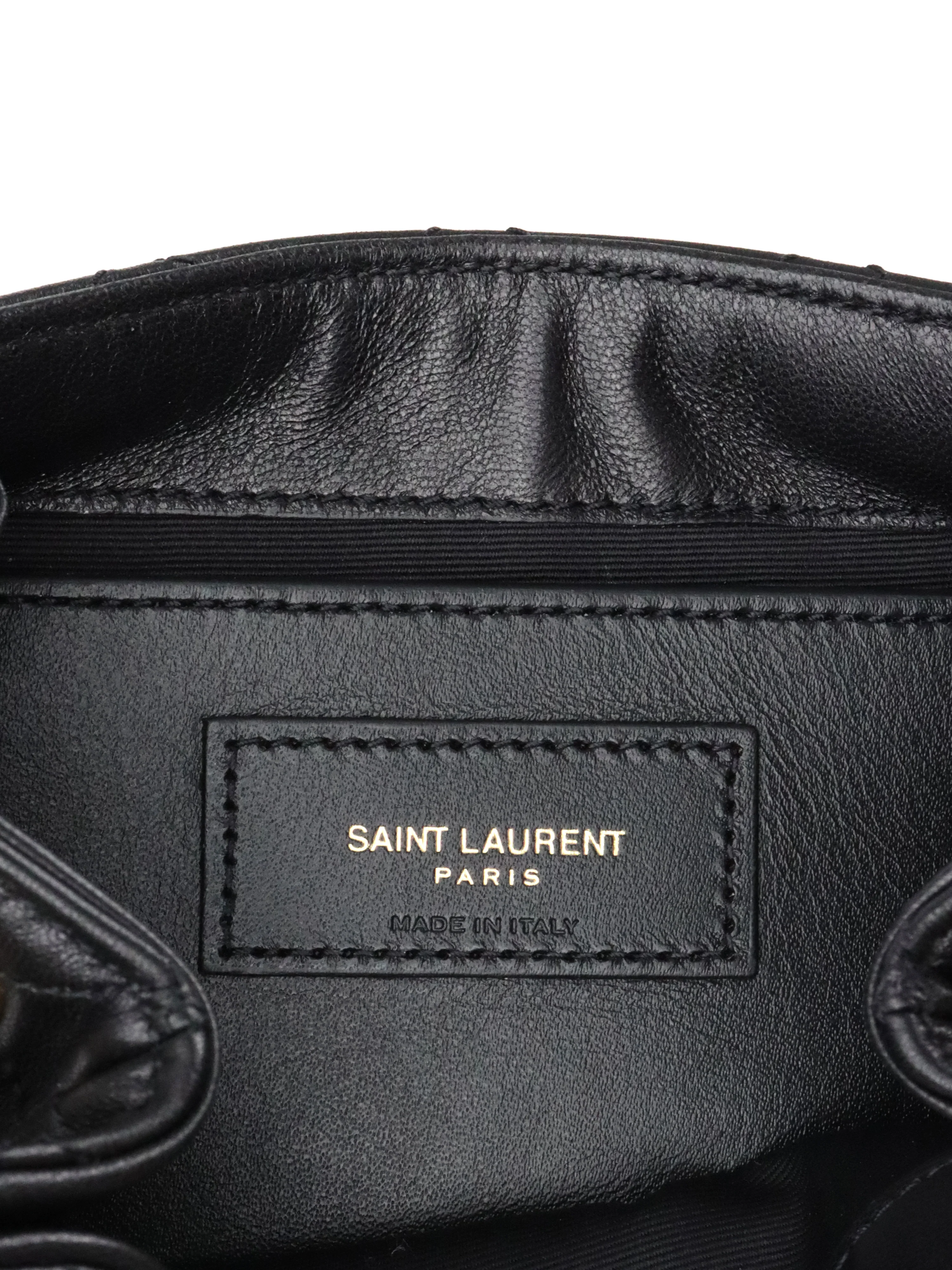Saint Laurent Black Mini Nolita Shoulder Bag